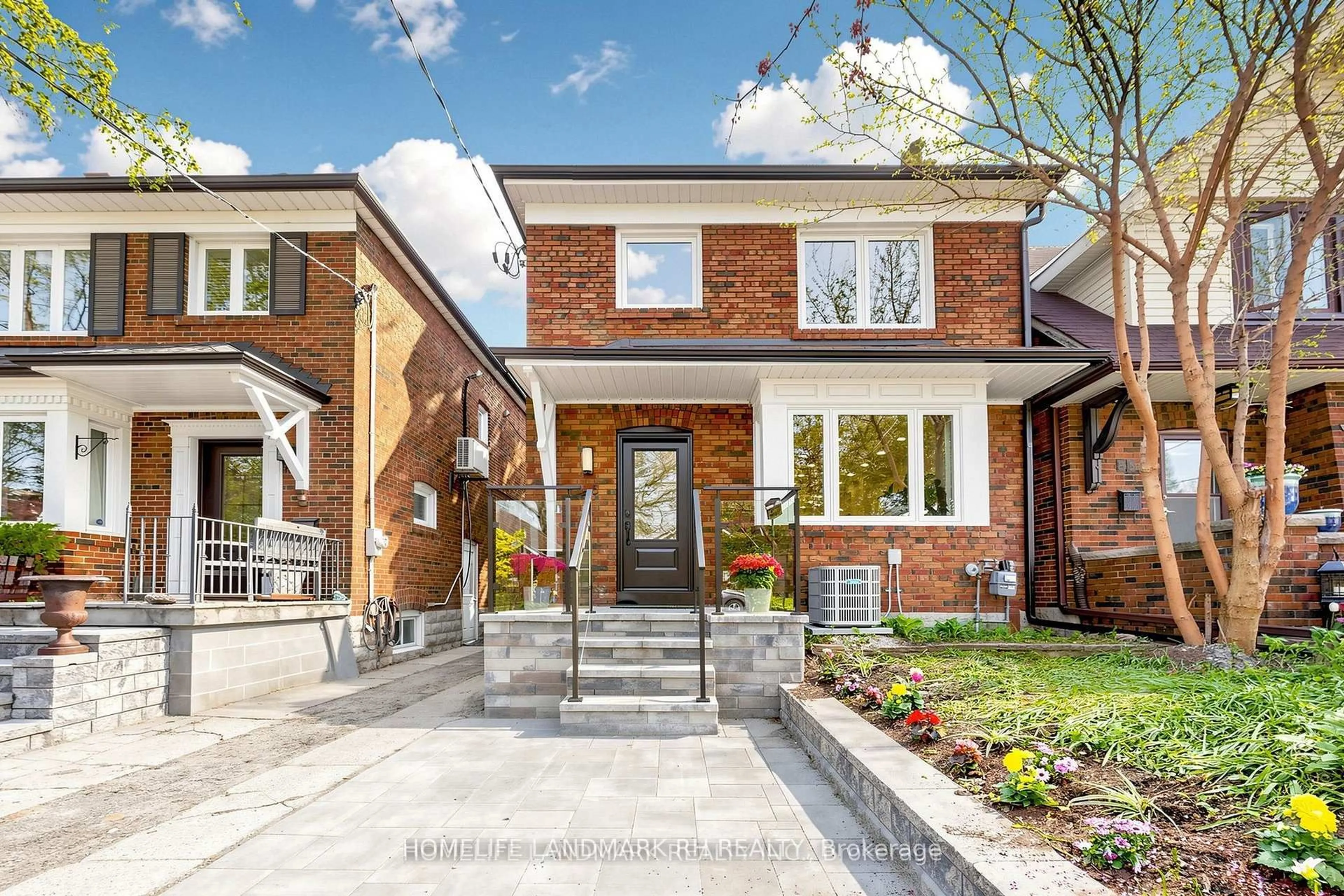Home with brick exterior material, street for 55 Chilton Rd, Toronto Ontario M4J 3C7
