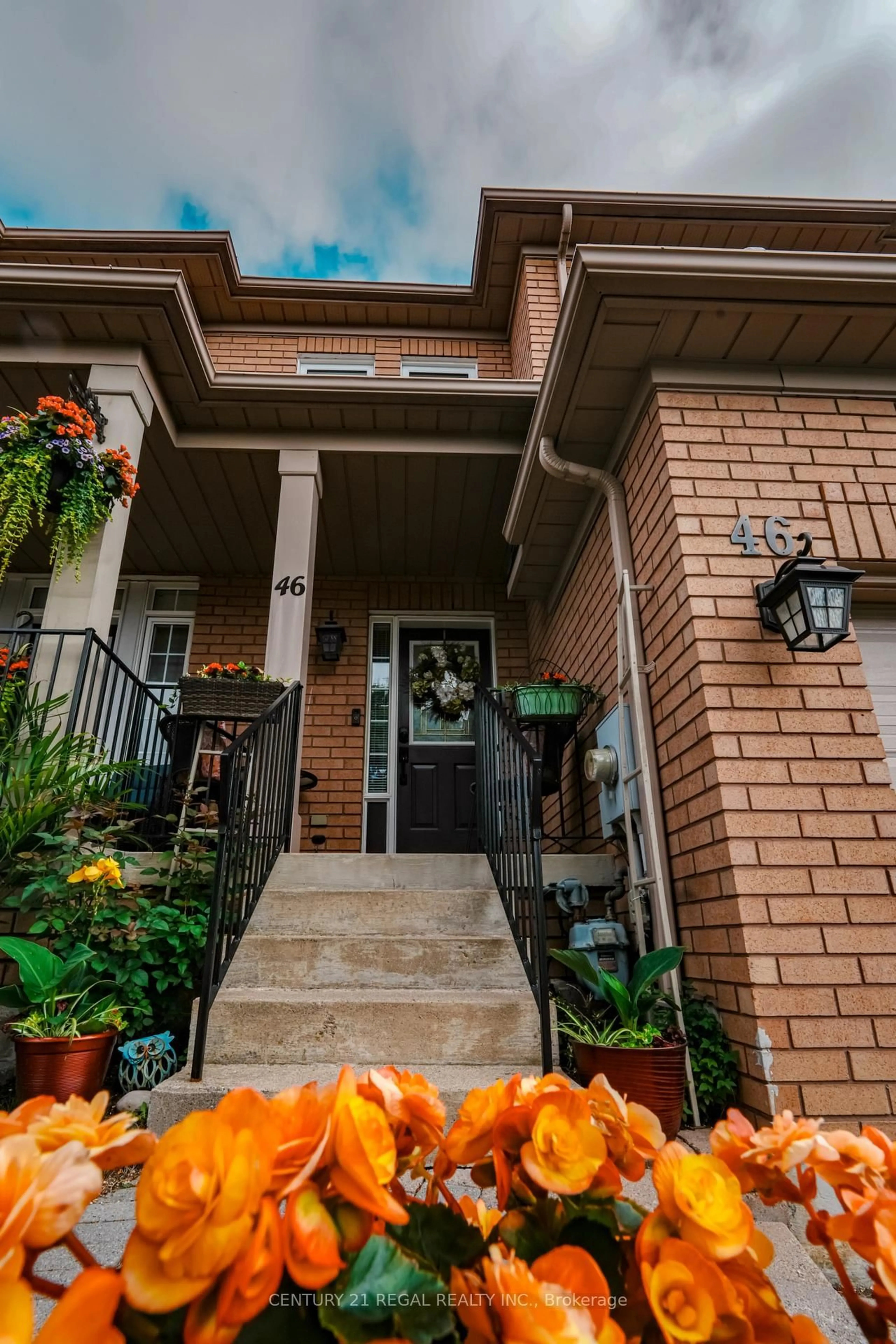 Home with brick exterior material, street for 46 Blacksmith Lane, Whitby Ontario L1P 1N1