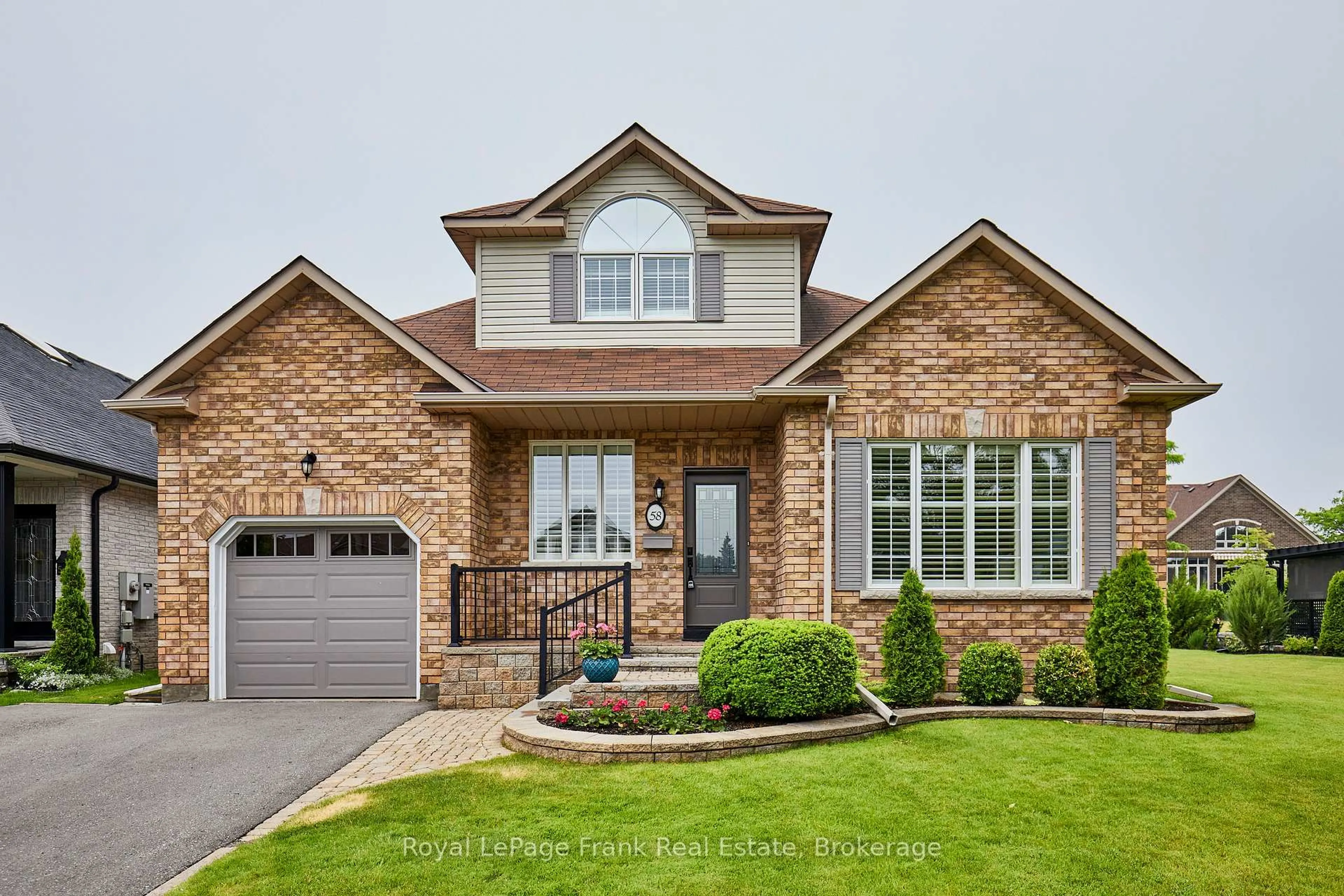 Home with brick exterior material, street for 58 Waterbury Cres, Scugog Ontario L9L 1R9