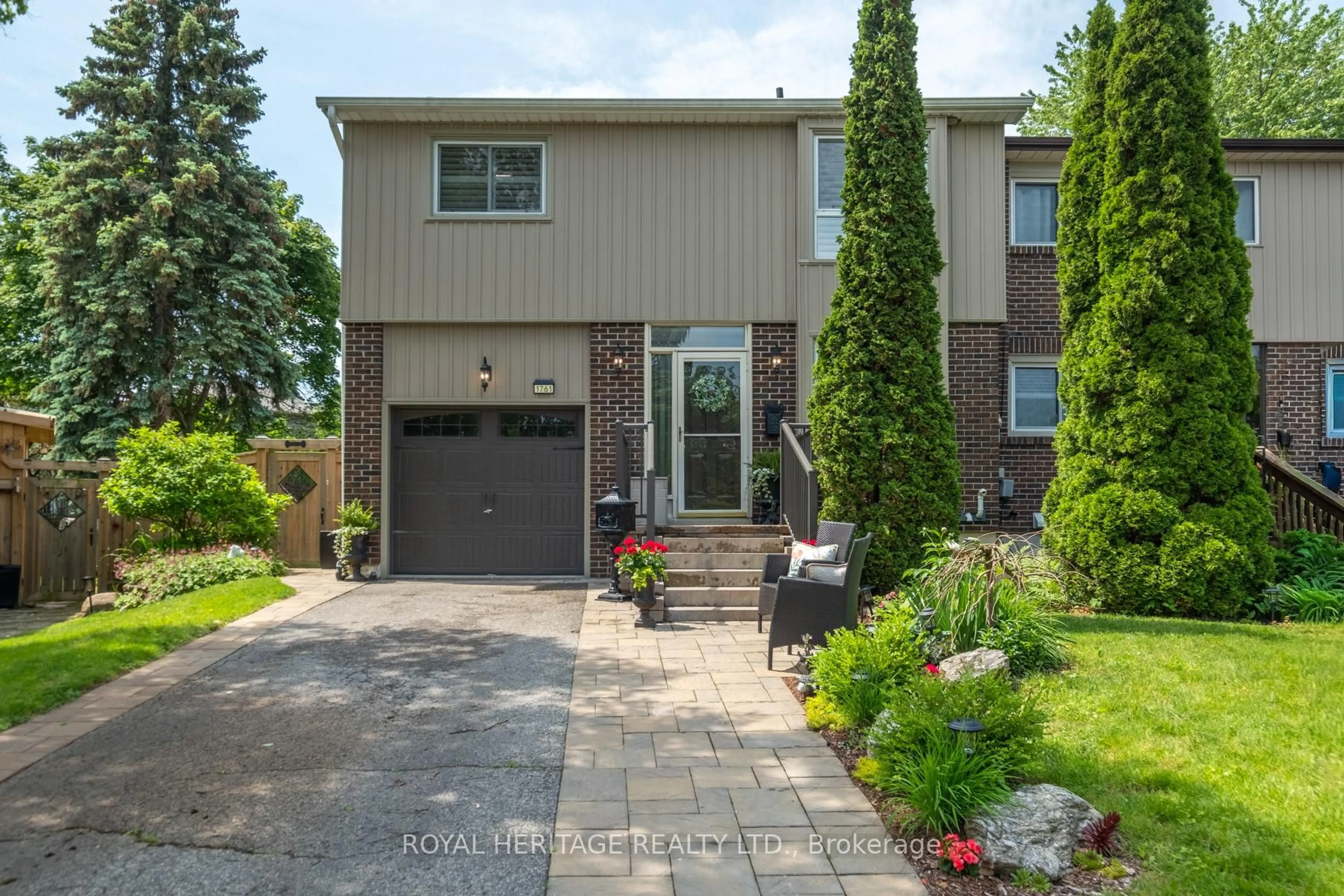 Home with brick exterior material, street for 1761 Foleyet Cres, Pickering Ontario L1V 2X8