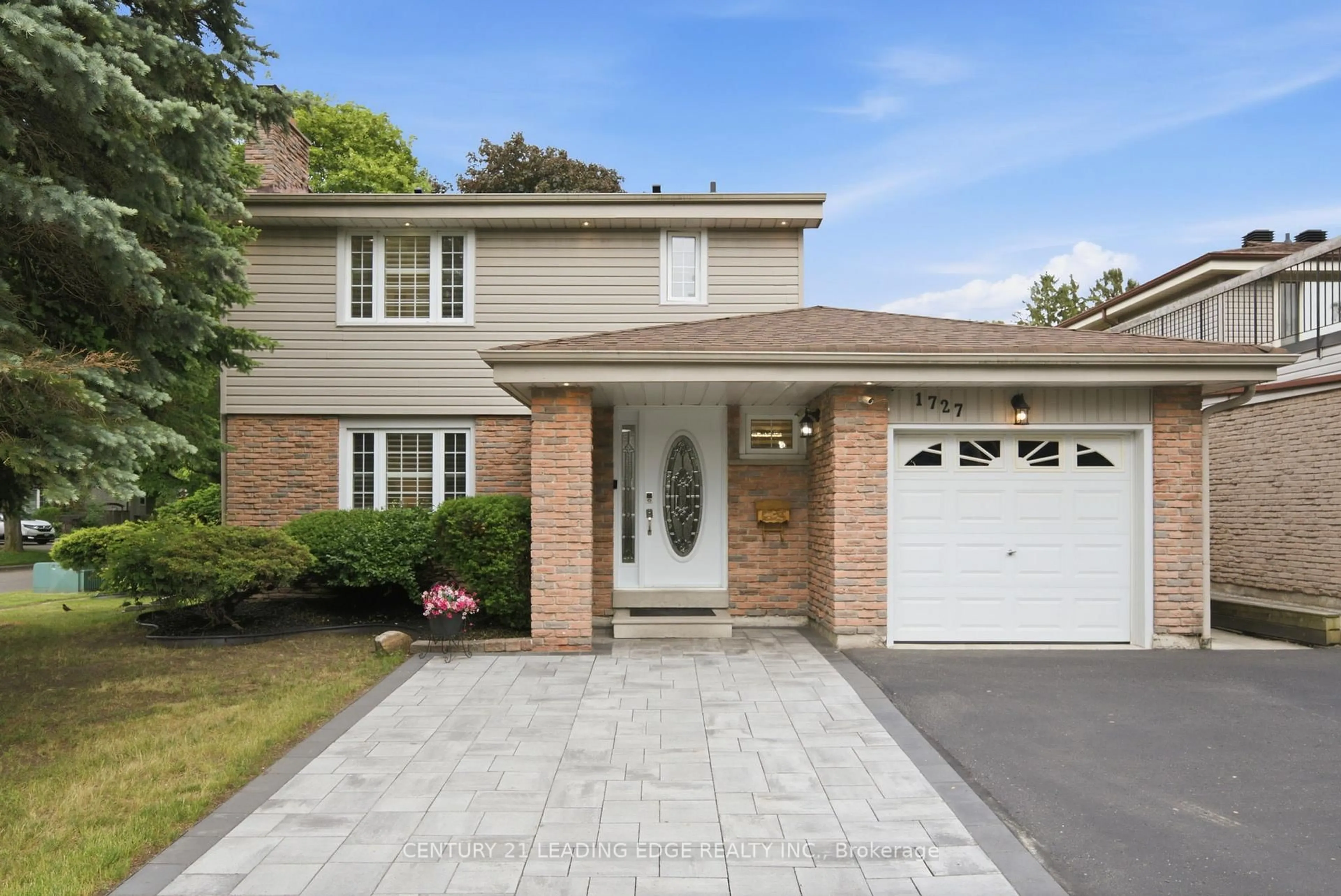 Home with brick exterior material, street for 1727 Wollaston Crt, Pickering Ontario L1V 2W9