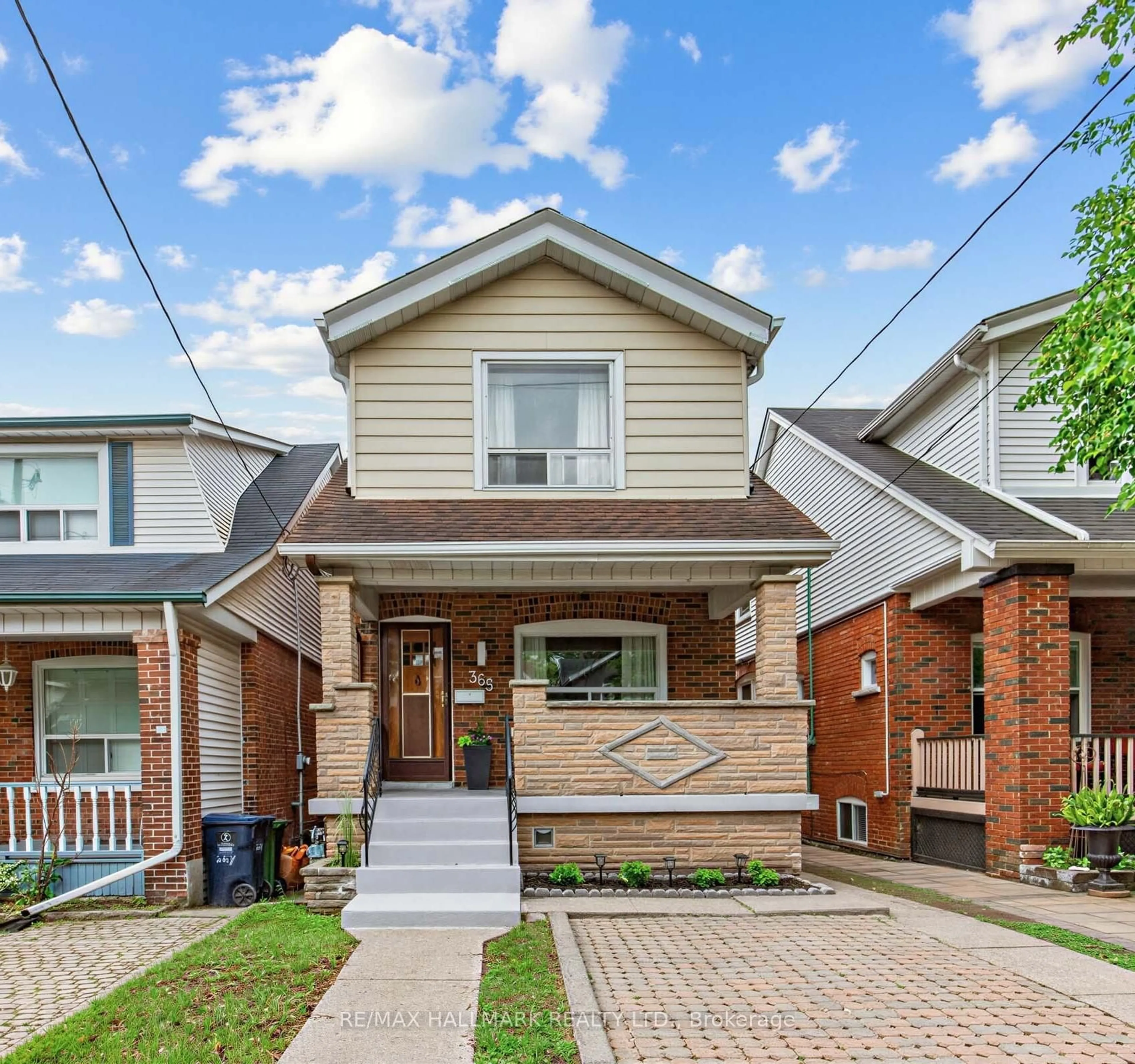 Home with brick exterior material, street for 365 Milverton Blvd, Toronto Ontario M4J 1W1
