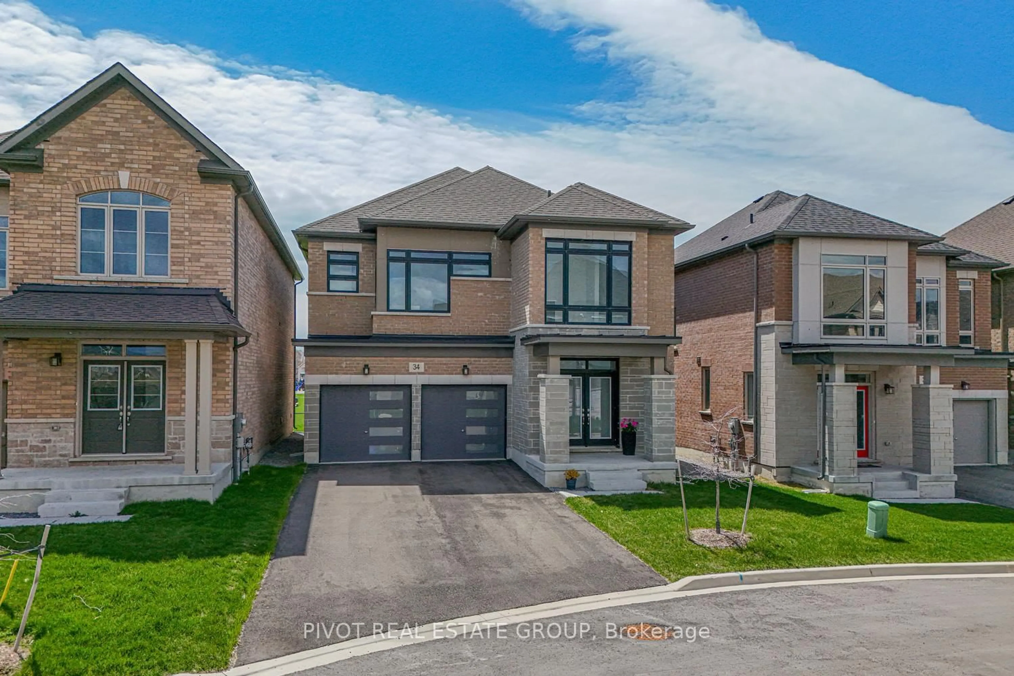 Home with brick exterior material, street for 34 Waterfront Cres, Whitby Ontario L1N 0M9