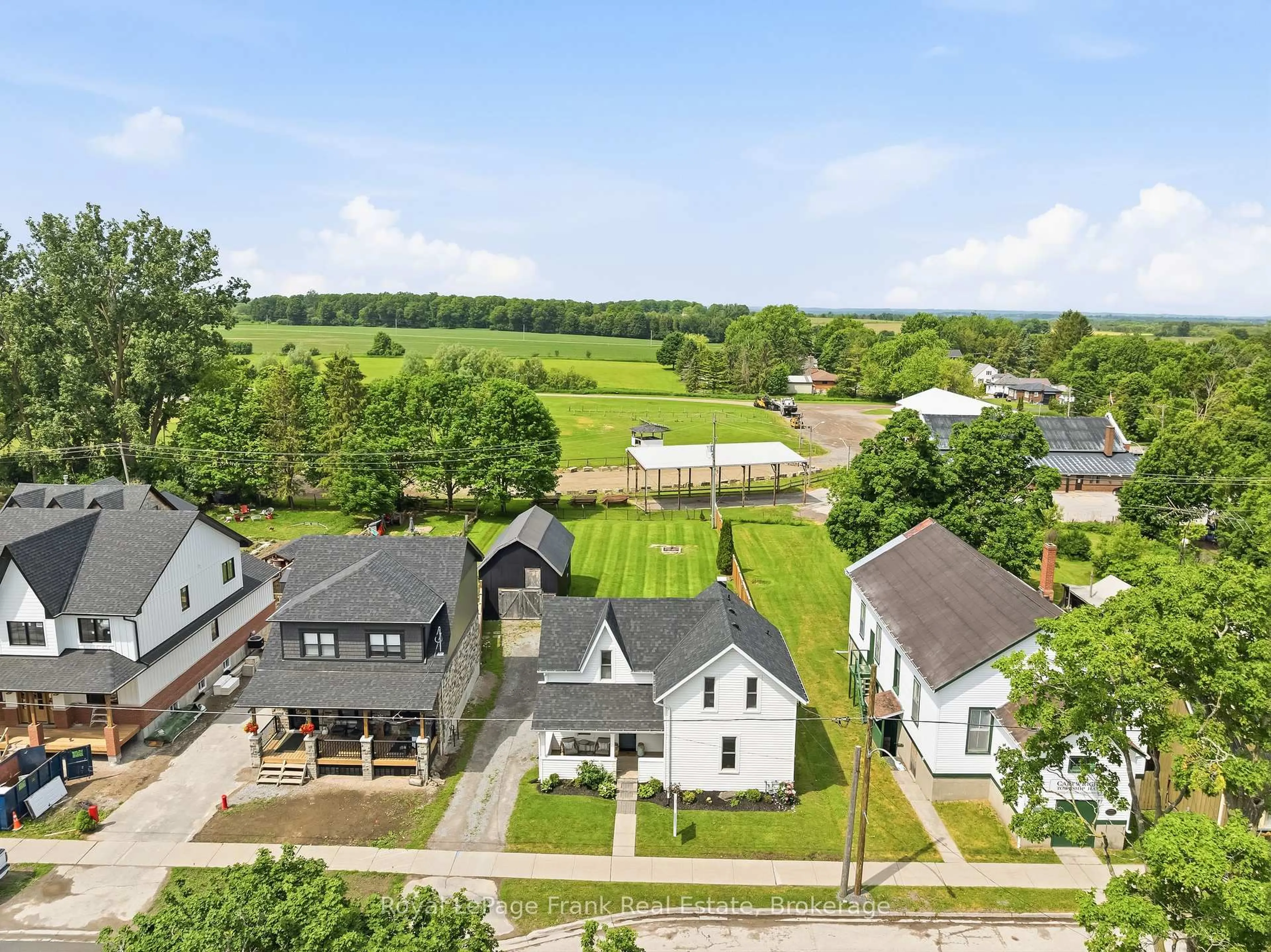 A pic from outside/outdoor area/front of a property/back of a property/a pic from drone, street for 13920 Old Scugog Rd, Scugog Ontario L0B 1B0