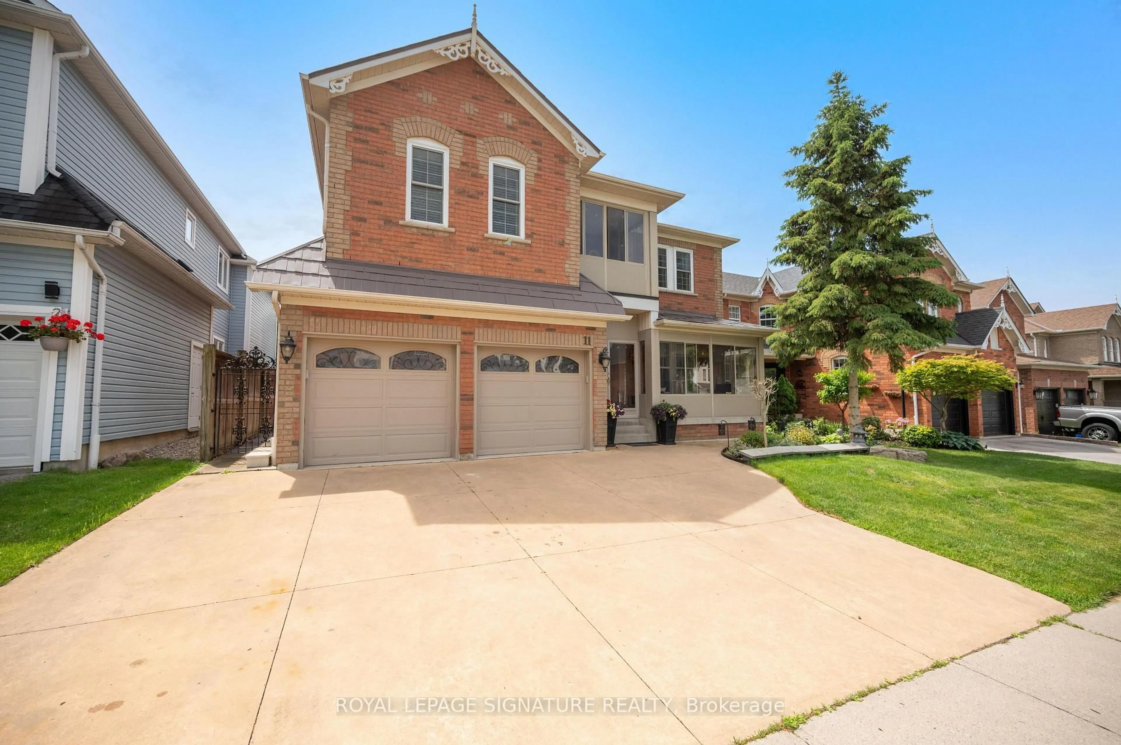 Home with brick exterior material, street for 11 Downey Dr, Whitby Ontario L1M 1J3