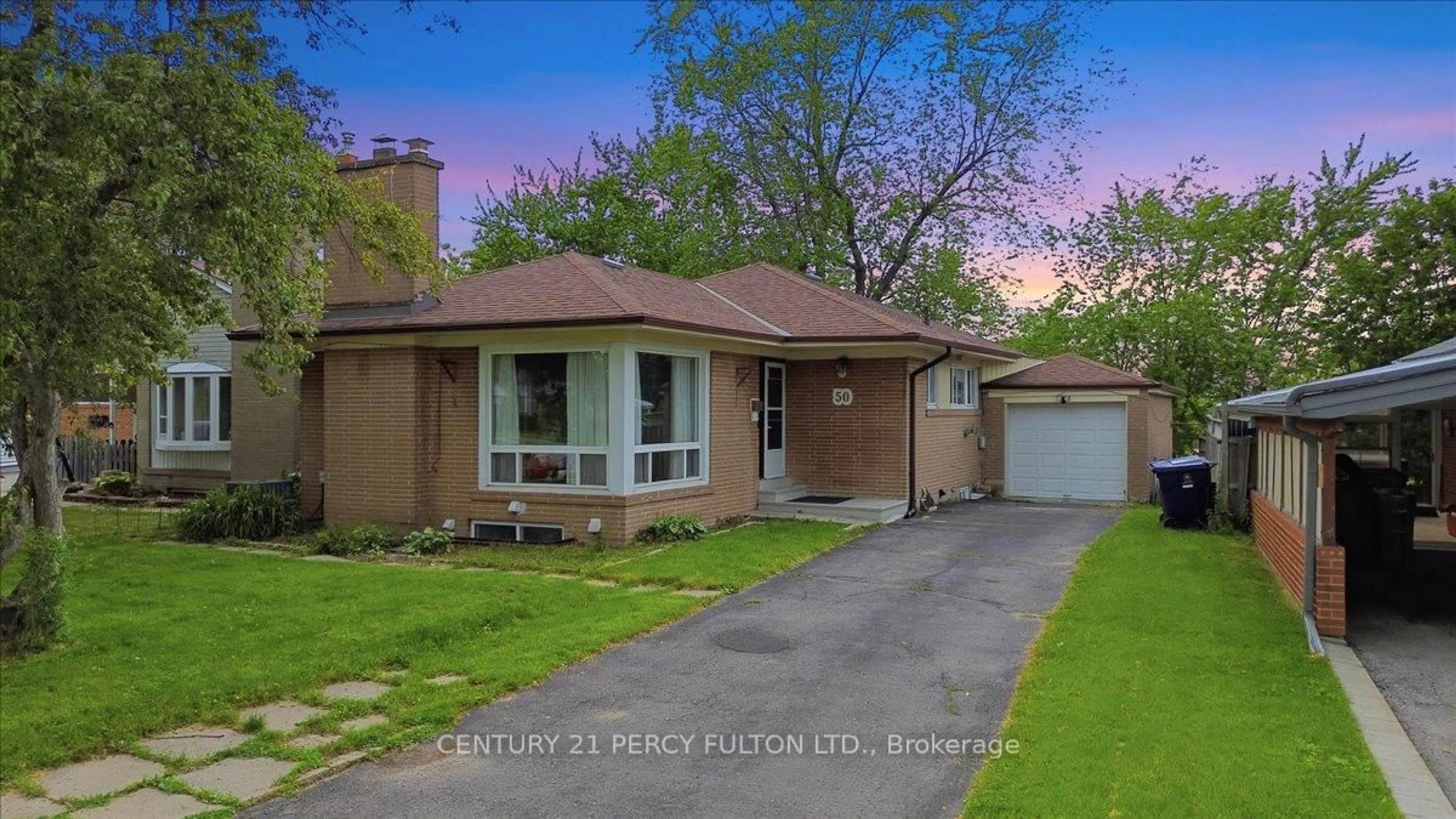 Home with brick exterior material, street for 50 Mooregate Ave, Toronto Ontario M1K 3V7