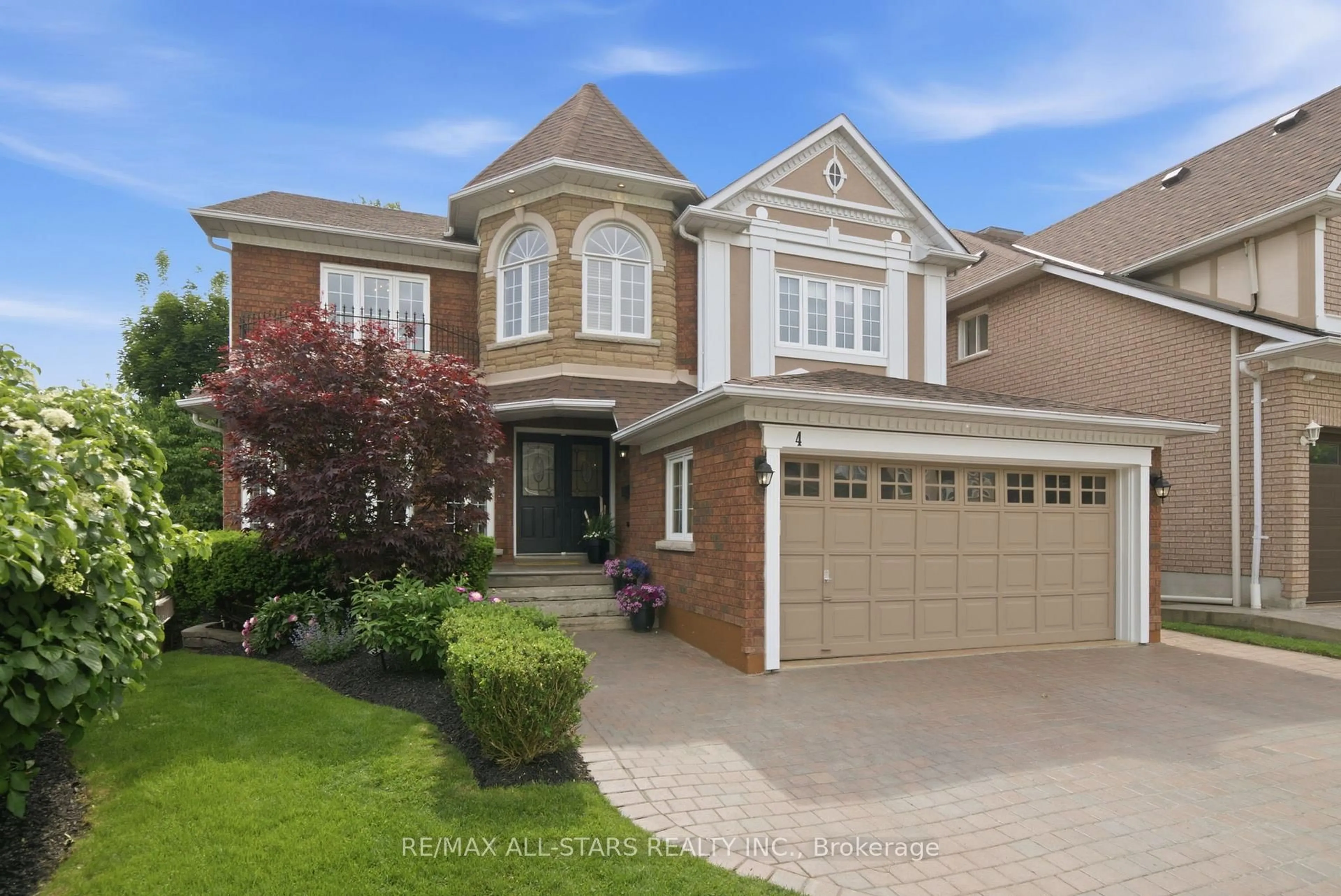 Home with brick exterior material, street for 4 Dennis Dr, Ajax Ontario L1T 4A9