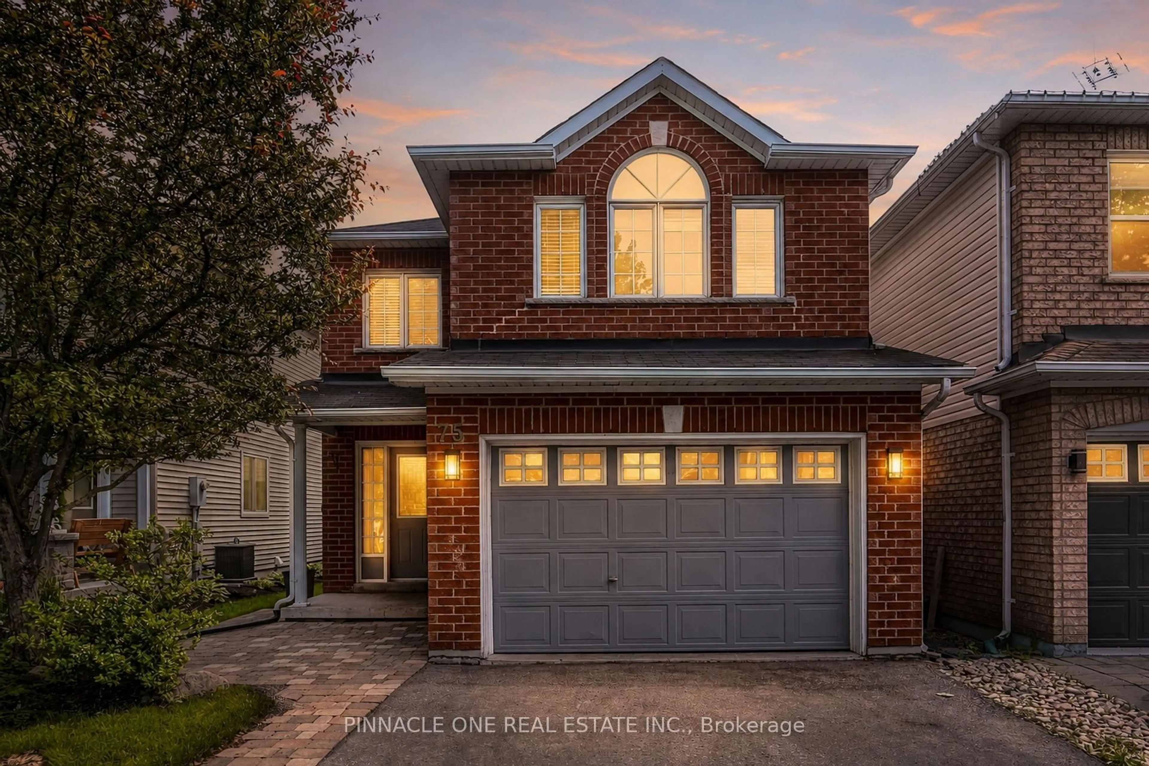 Home with brick exterior material, street for 75 Dadson Dr, Clarington Ontario L1C 5J1