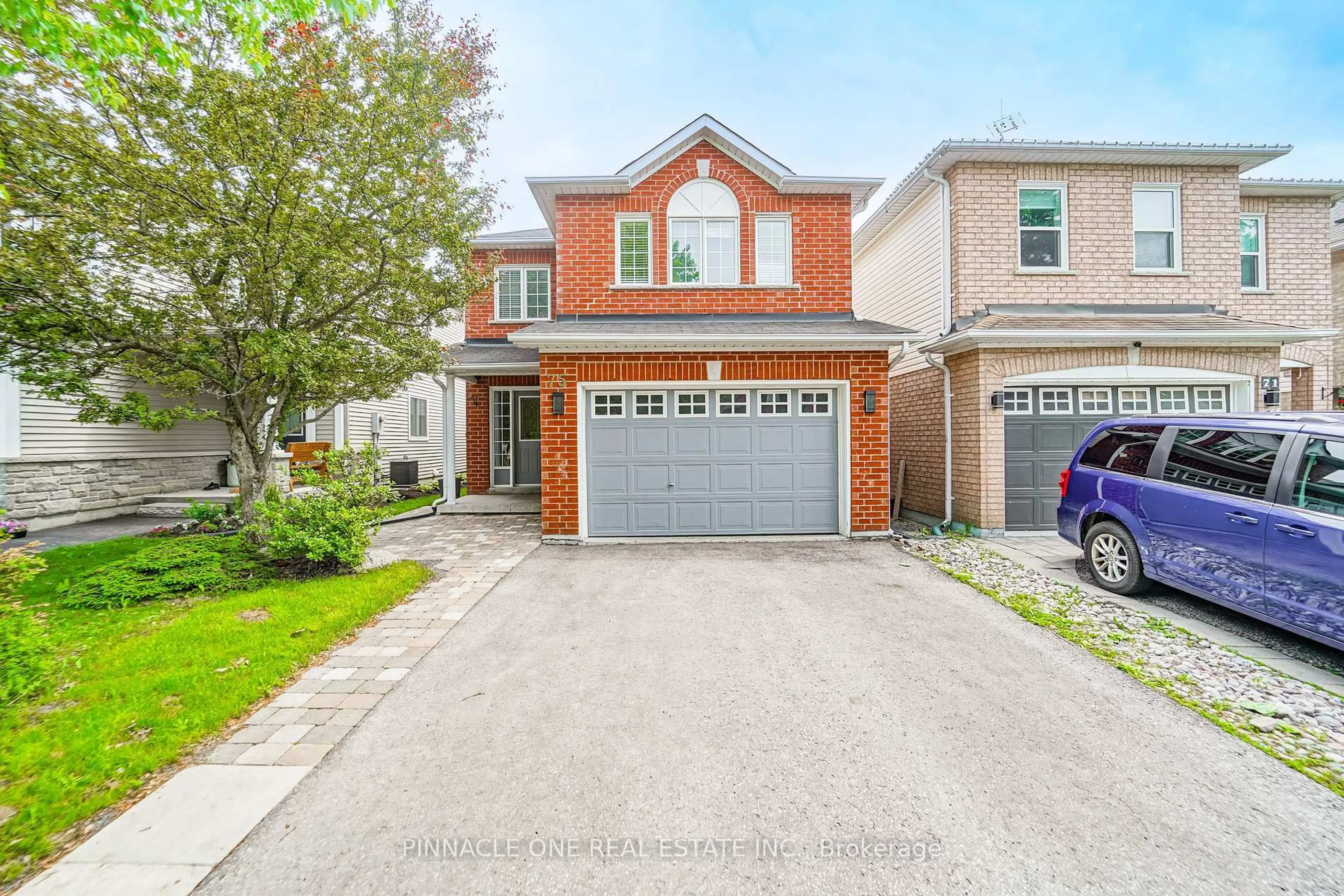 Home with brick exterior material, street for 75 Dadson Dr, Clarington Ontario L1C 5J1