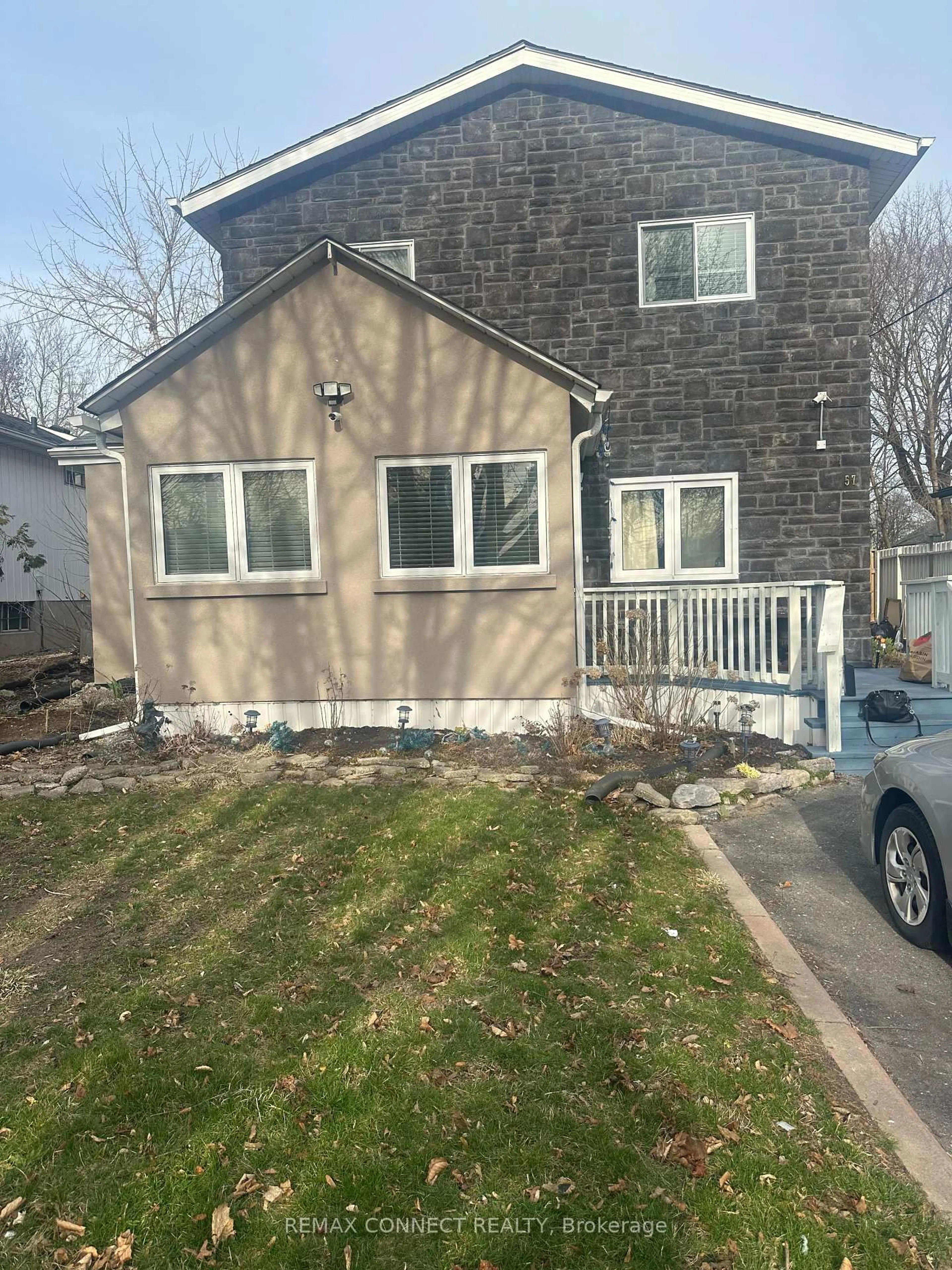 Home with vinyl exterior material, street for 57 Fernhill Blvd, Oshawa Ontario L1J 5J1