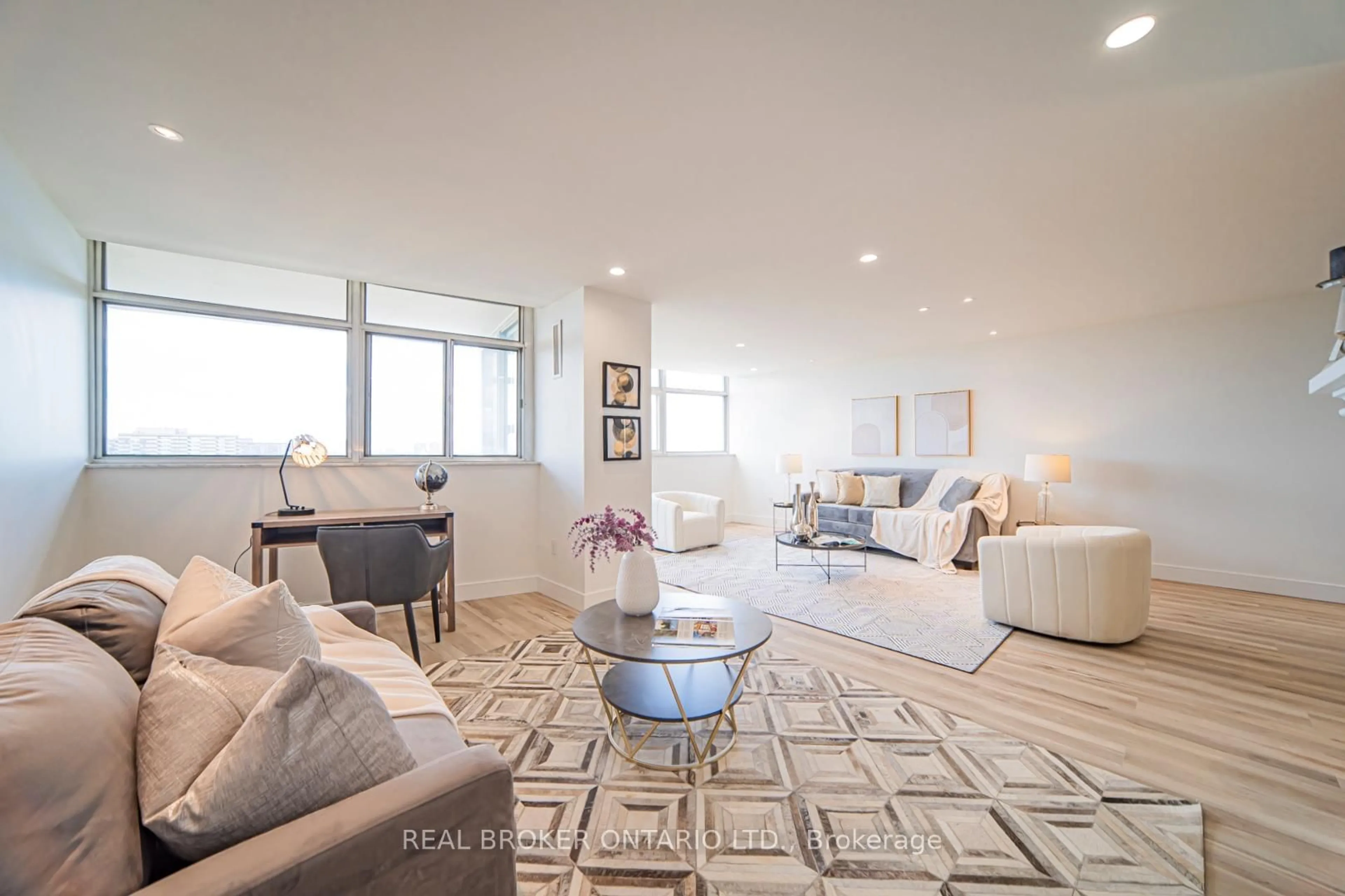 Living room with furniture, unknown for 3151 Bridletowne Circ #1901, Toronto Ontario M1W 2T1