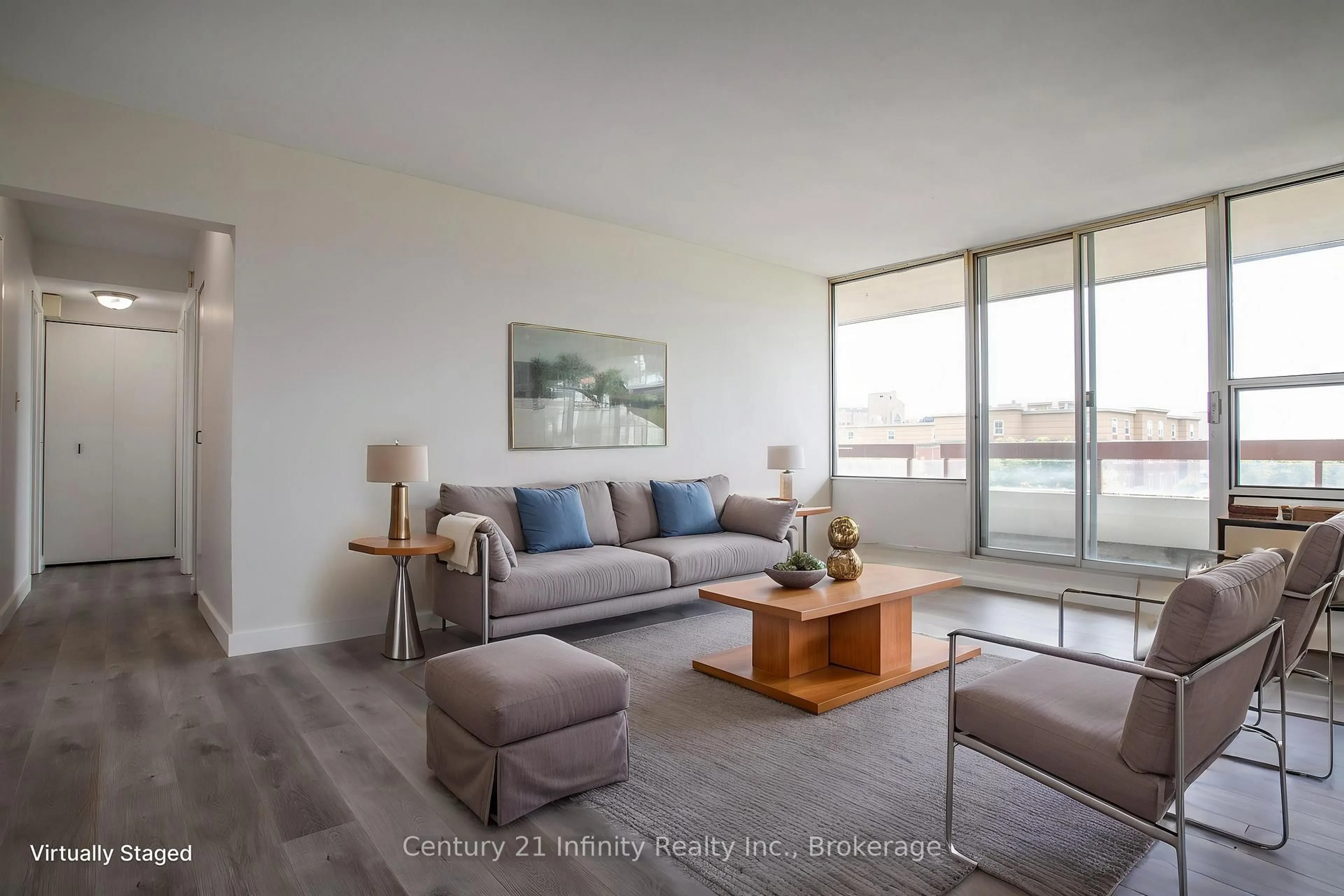 Living room with furniture, unknown for 50 Richmond St #422, Oshawa Ontario L1G 7C7