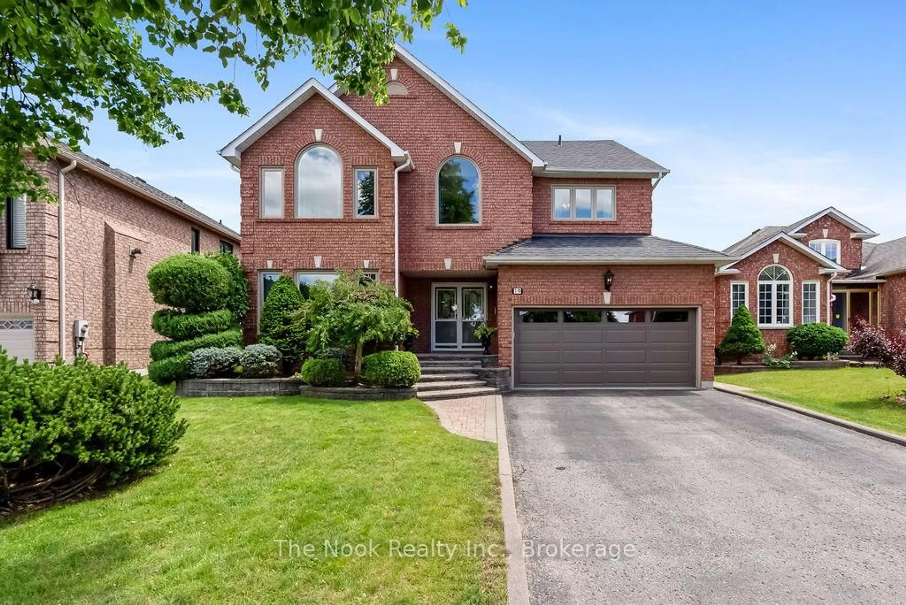 Home with brick exterior material, street for 19 Patrick Dr, Whitby Ontario L1R 2L1