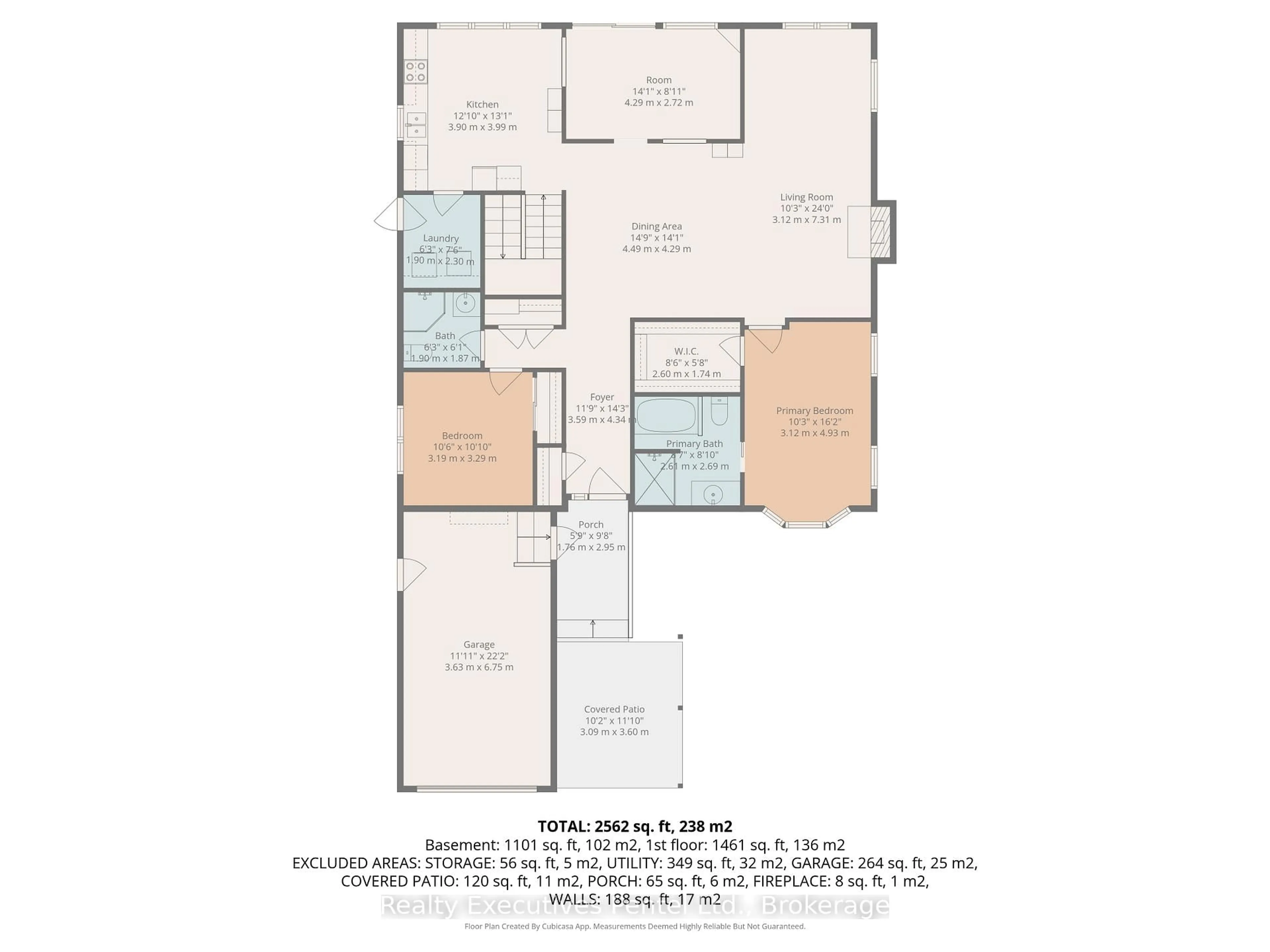 Floor plan for 1 Cliff Dr, Clarington Ontario L1B 1P2
