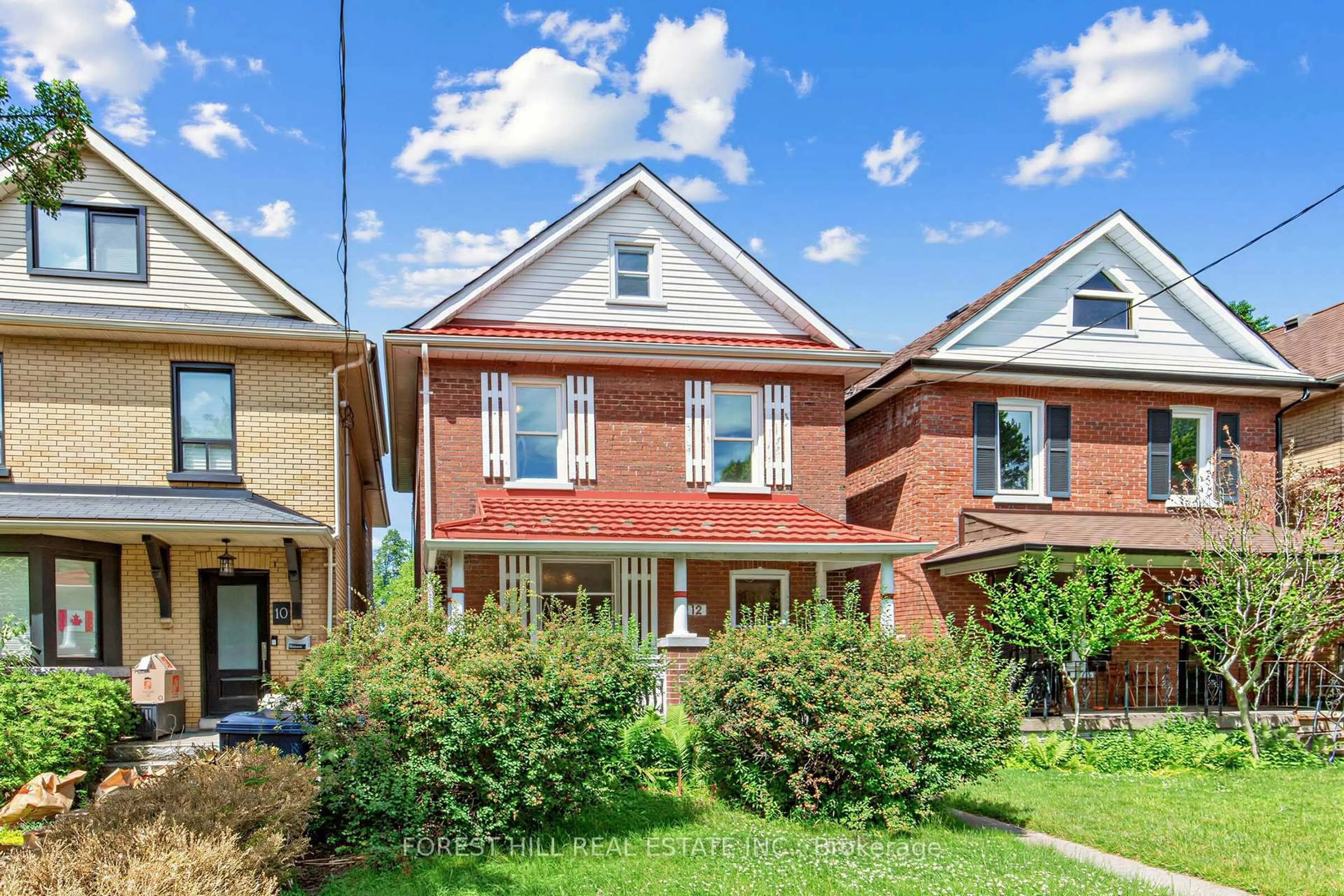 Home with brick exterior material, street for 12 Osborne Ave, Toronto Ontario M4E 3A9
