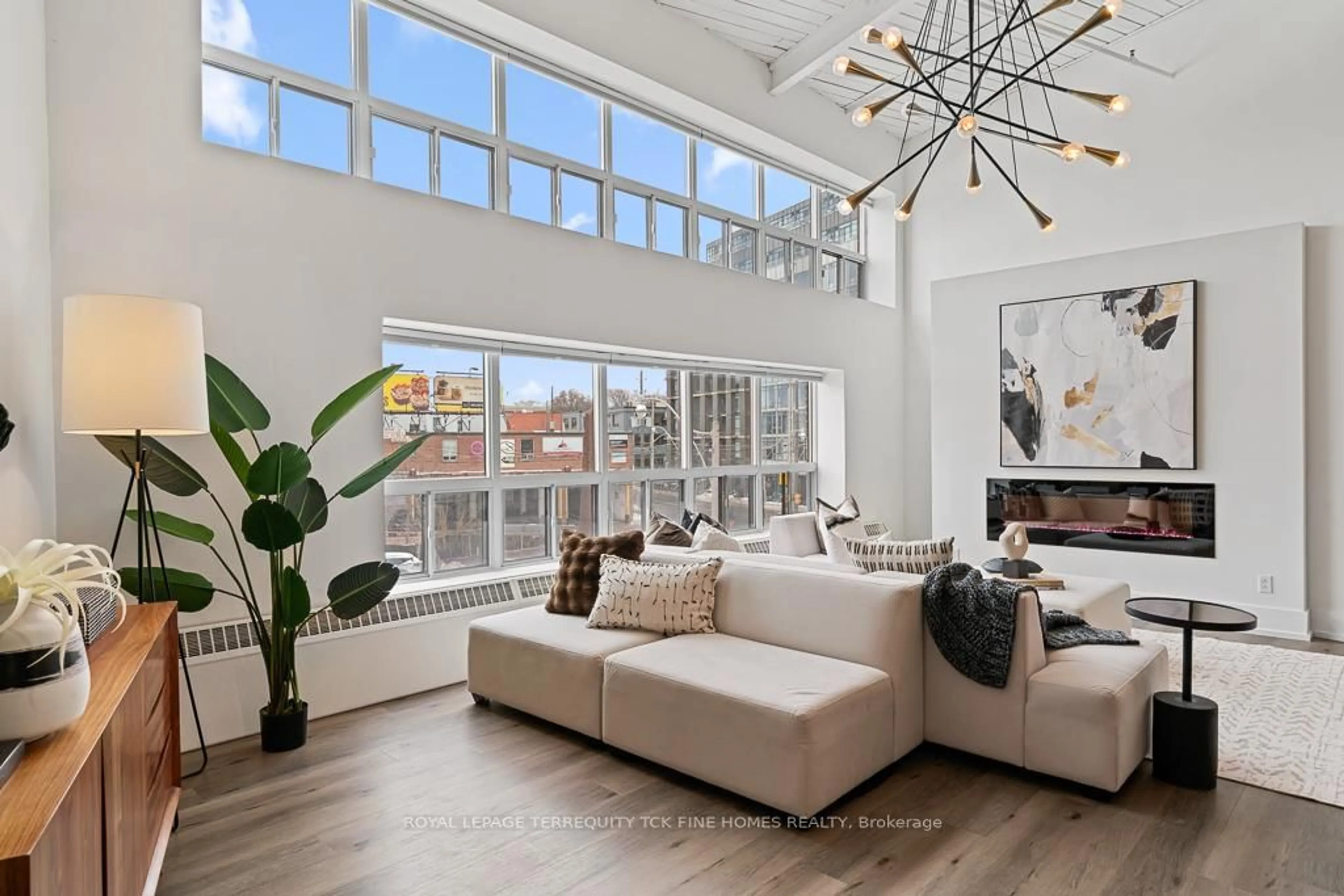 Living room with furniture, unknown for 1173 Dundas St #225, Toronto Ontario M4M 3P1
