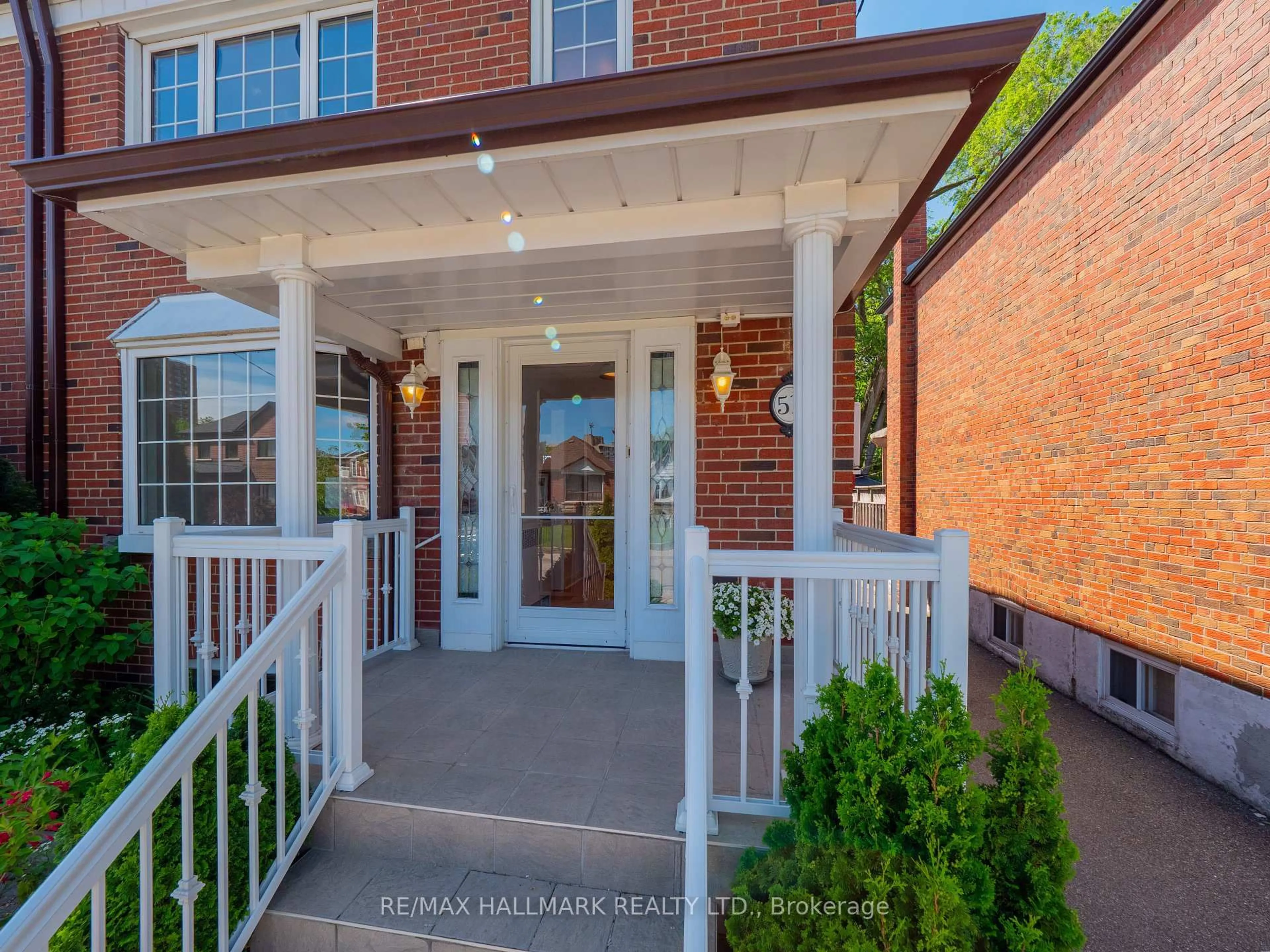Home with brick exterior material, street for 51 Floyd Ave, Toronto Ontario M4K 2B3