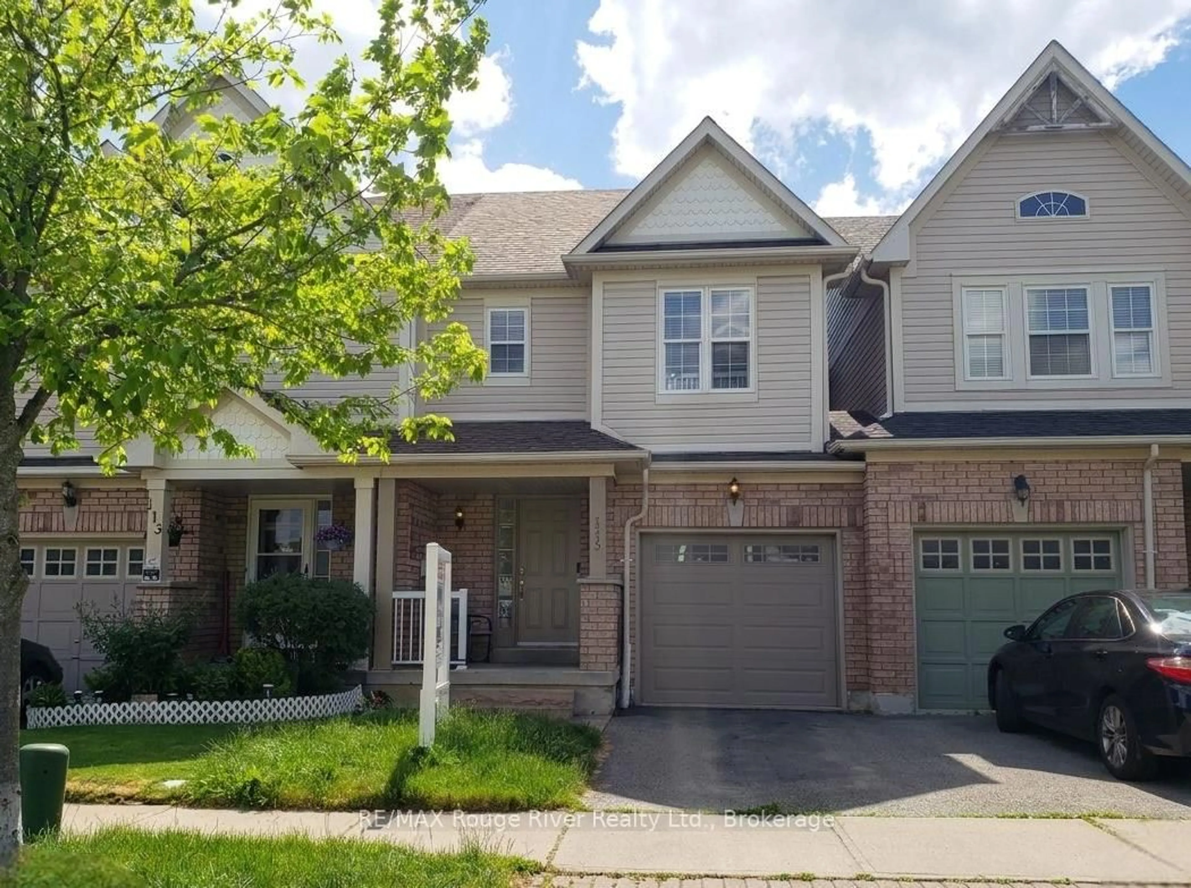 Home with brick exterior material, street for 115 Kirkland Pl, Whitby Ontario L1P 1W9