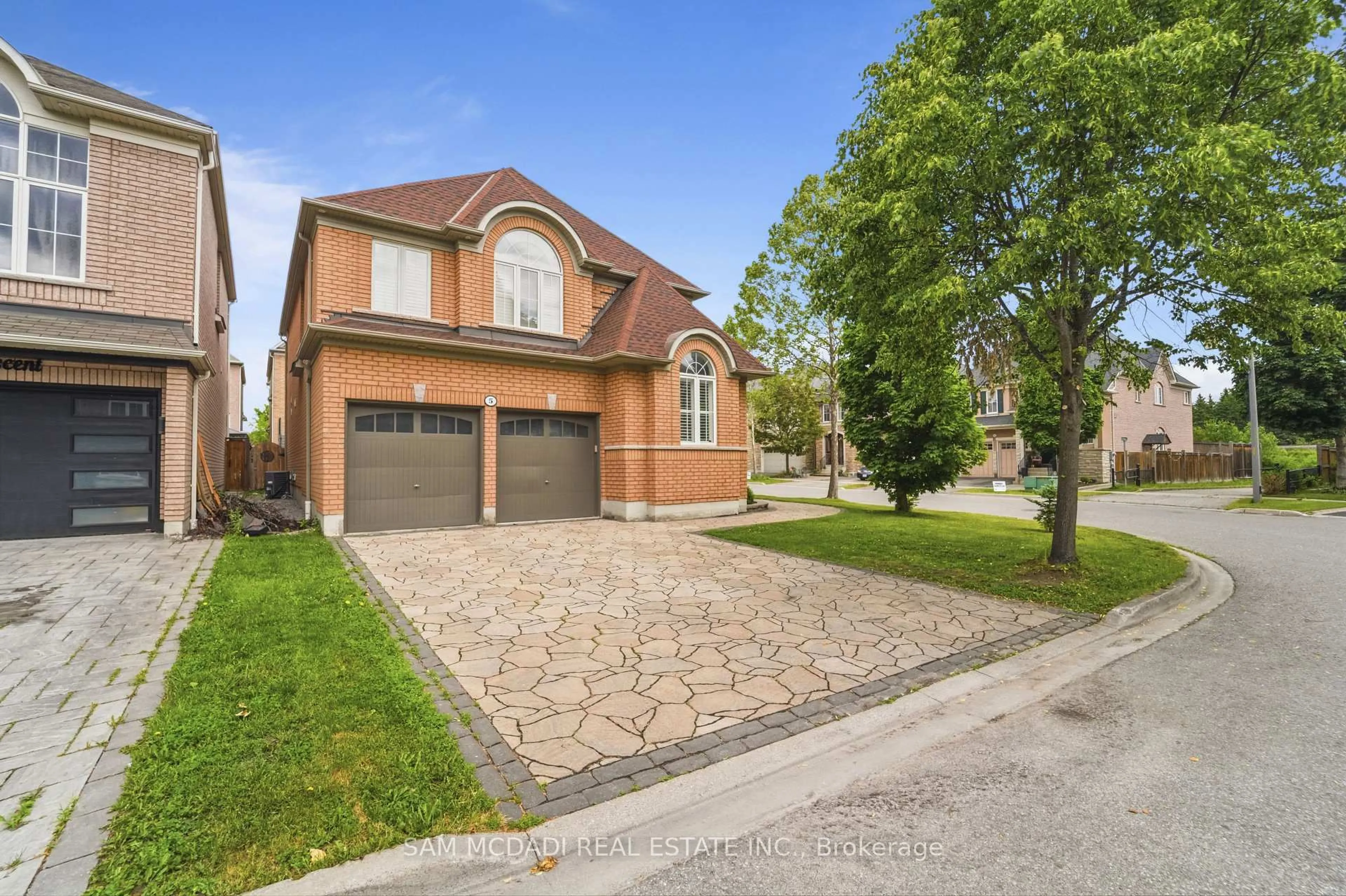 Home with brick exterior material, street for 5 Whitbread Cres, Ajax Ontario L1Z 0E3