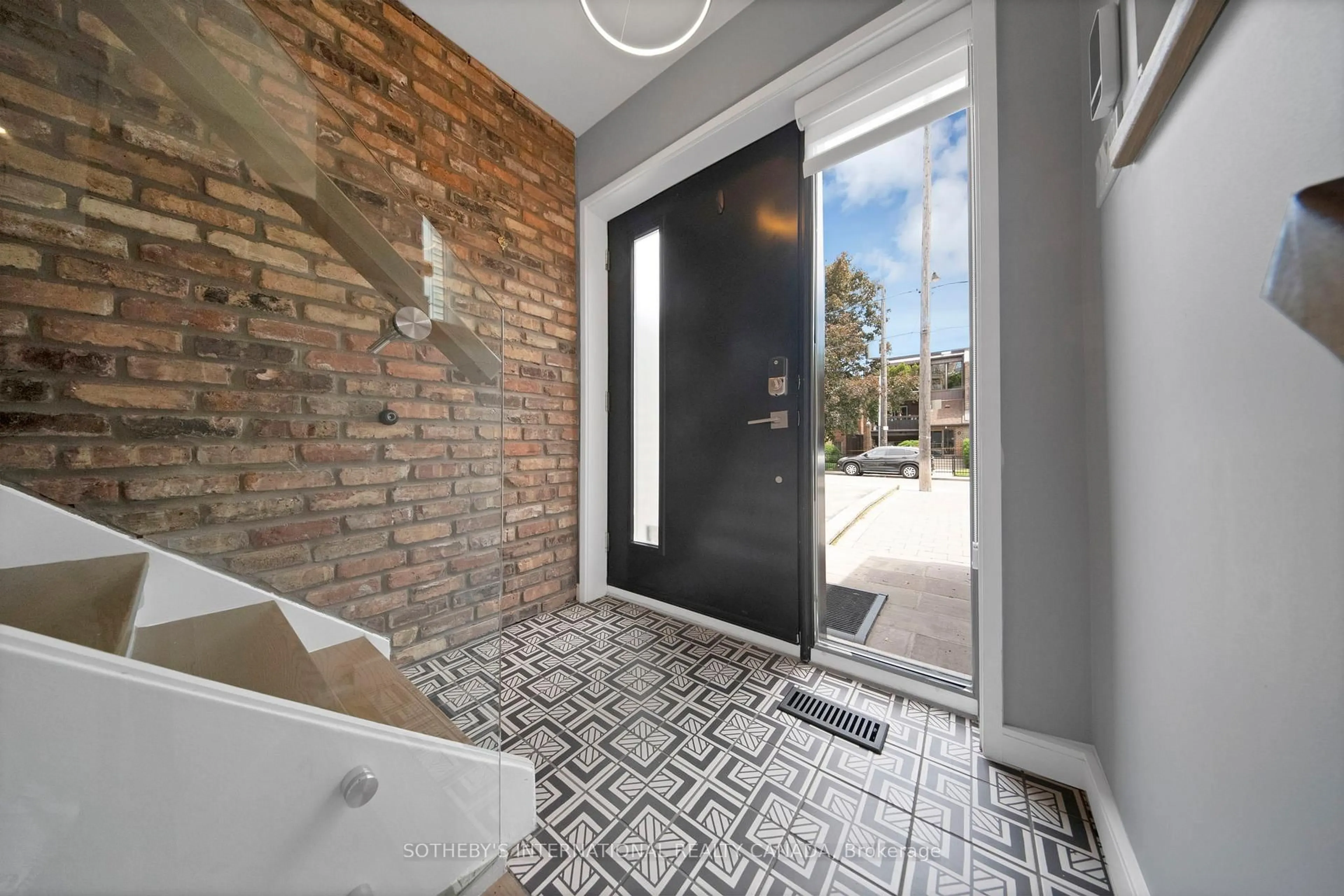 Contemporary bathroom, ceramic/tile floor for 32 Eaton Ave, Toronto Ontario M4J 2Z5