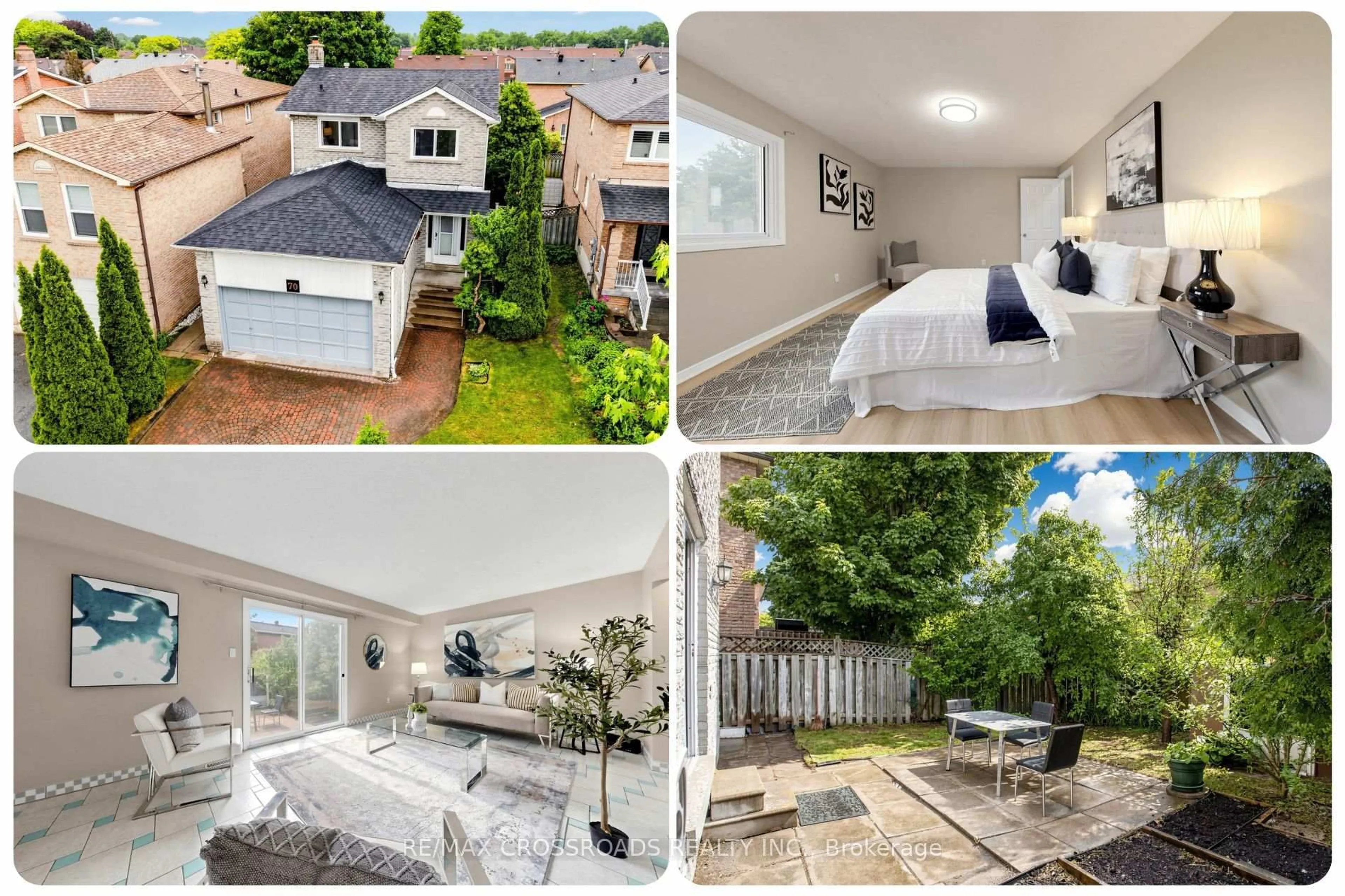 A pic from outside/outdoor area/front of a property/back of a property/a pic from drone, unknown for 70 Halfmoon Sq, Toronto Ontario M1C 3V3