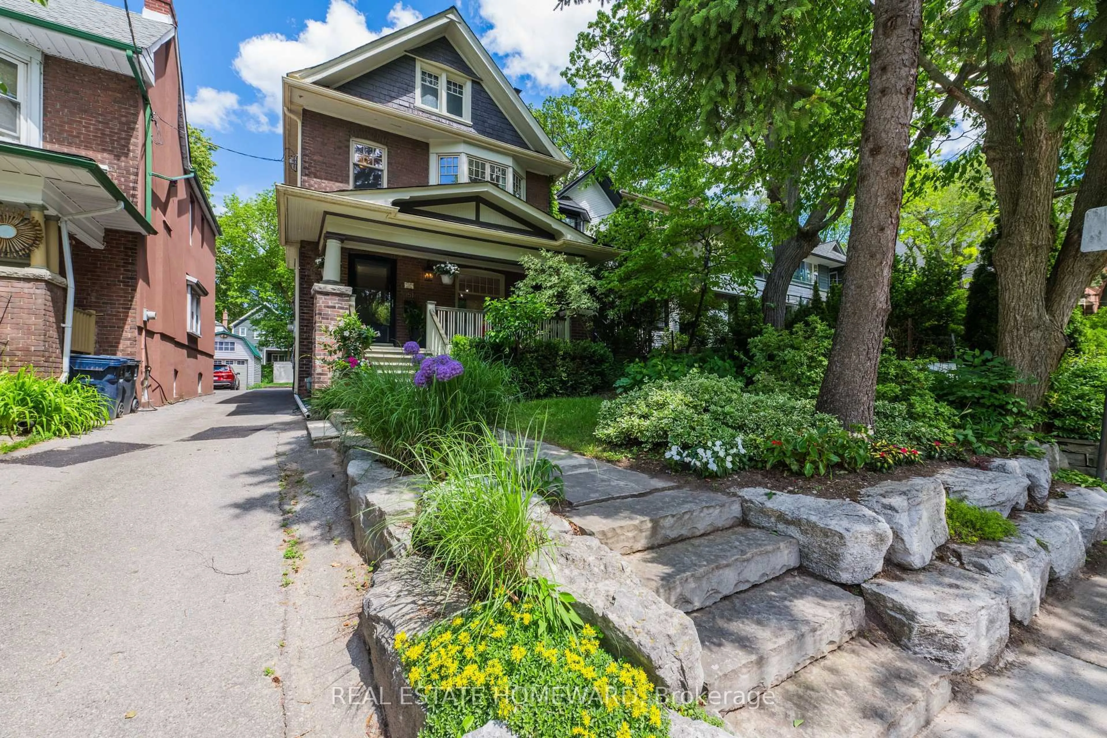 Home with brick exterior material, street for 151 Waverley Rd, Toronto Ontario M4L 3T4