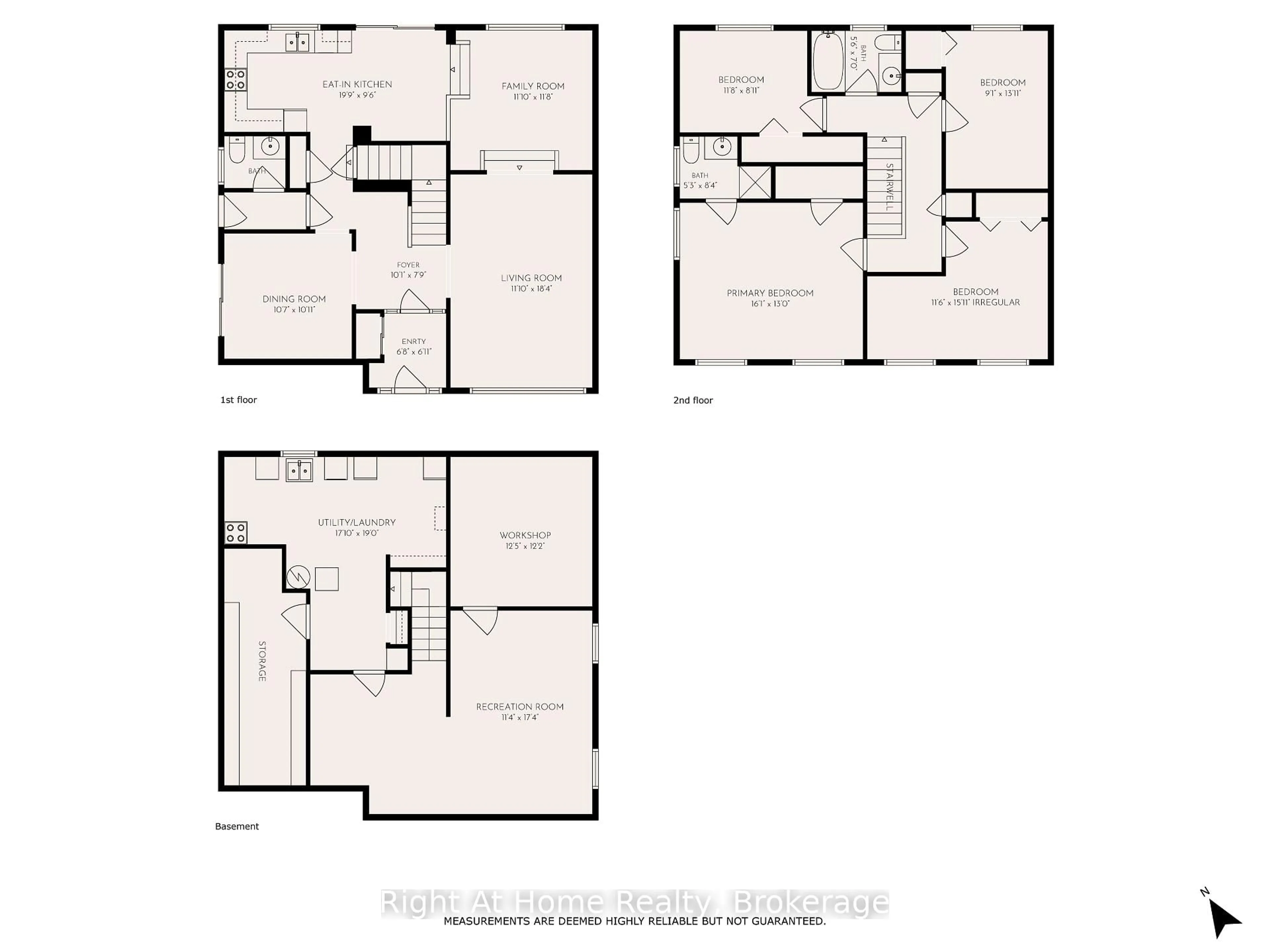Floor plan for 12 Pittmann Cres, Ajax Ontario L1S 3G3