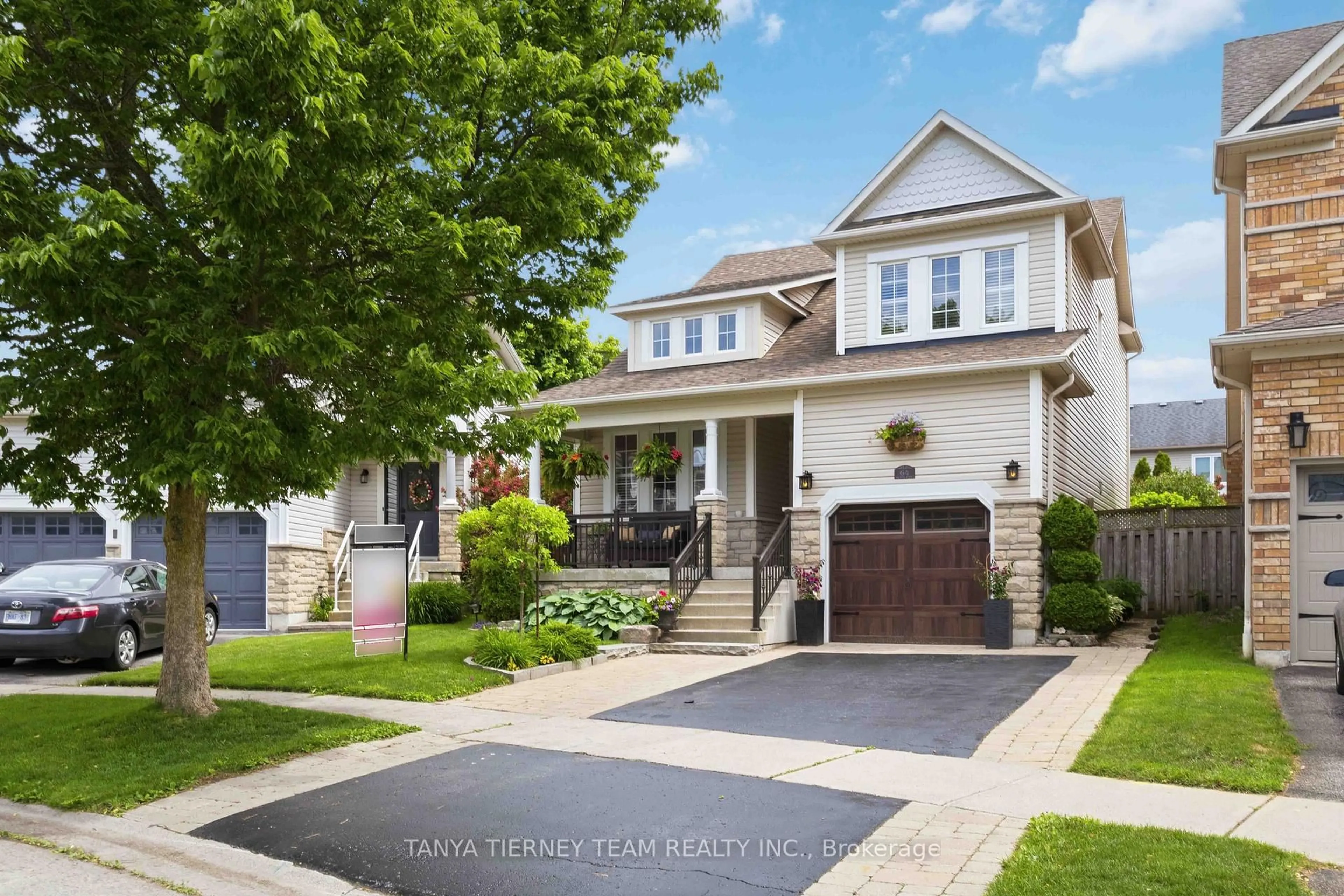 Home with brick exterior material, street for 64 Tunney Pl, Whitby Ontario L1M 2G5