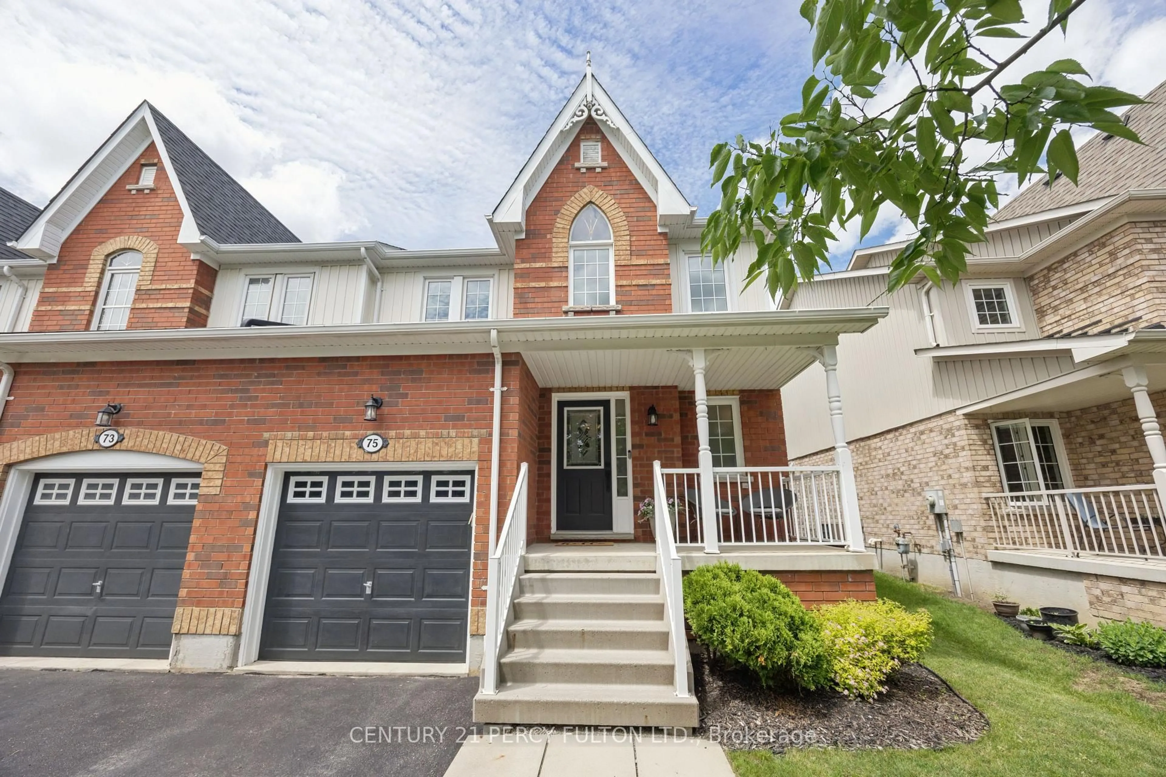 Home with brick exterior material, street for 75 Barchester Cres, Whitby Ontario L1M 2L6