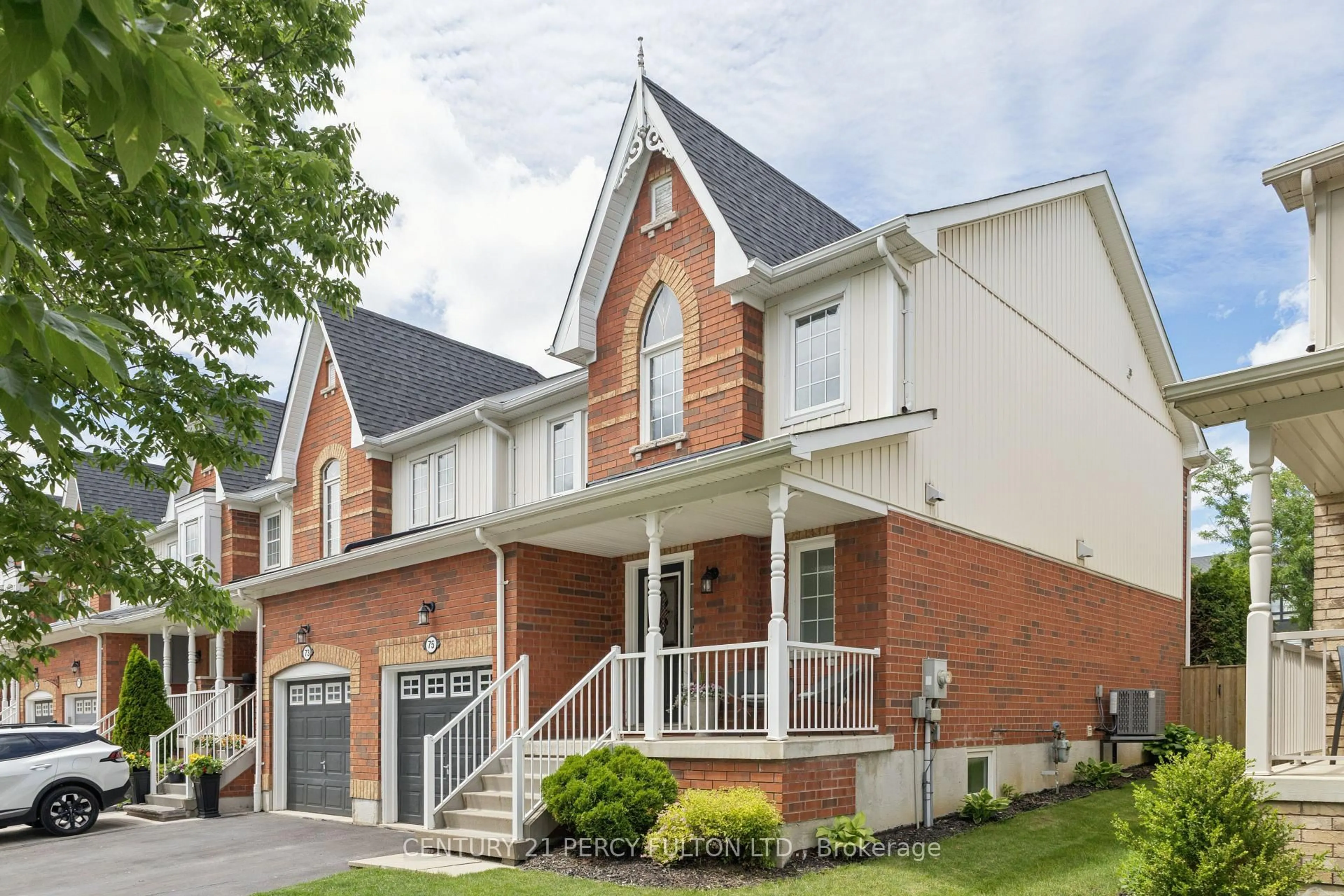 Home with brick exterior material, street for 75 Barchester Cres, Whitby Ontario L1M 2L6