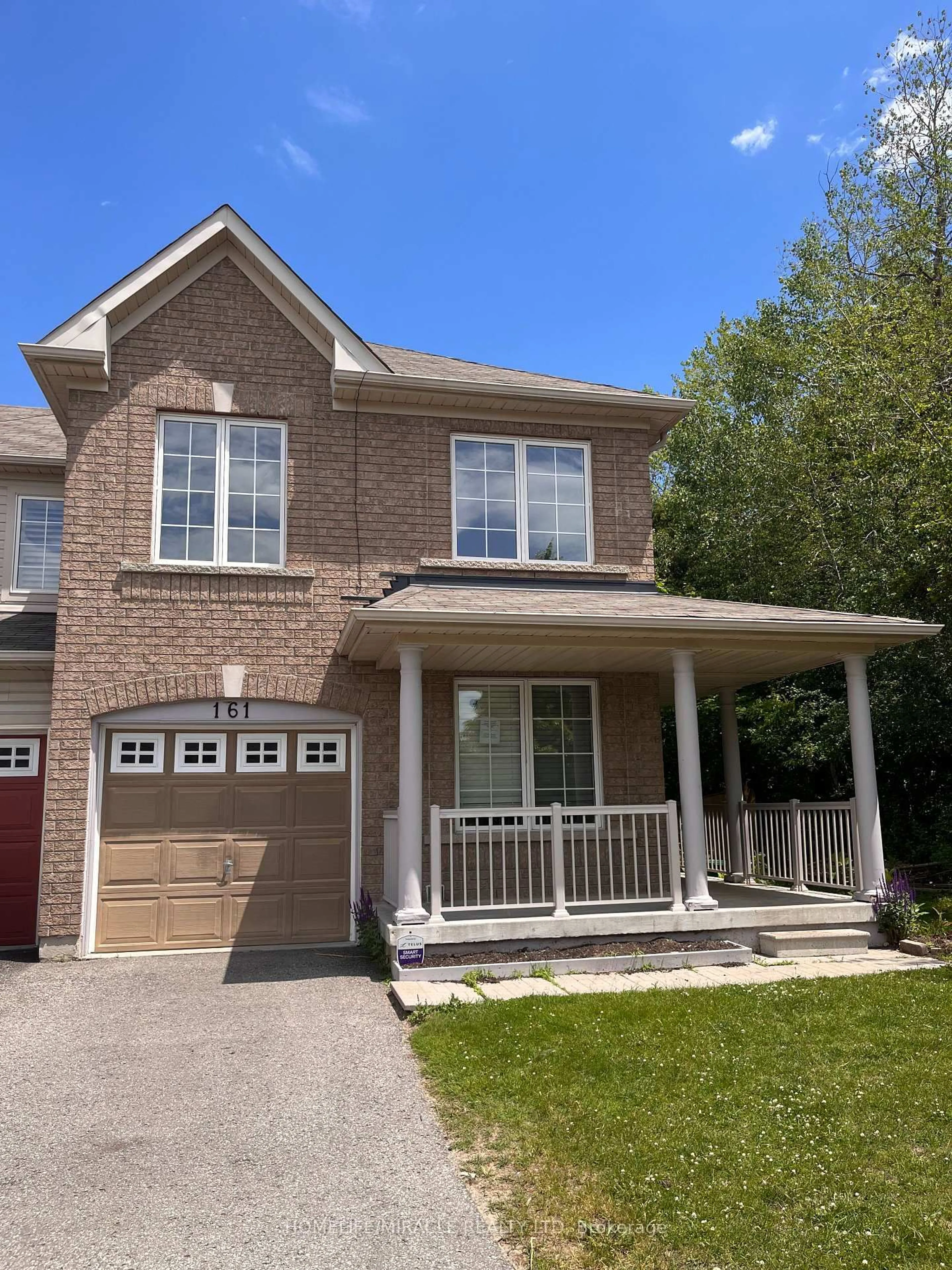 Home with brick exterior material, street for 161 Cathedral Dr, Whitby Ontario L1R 0J5