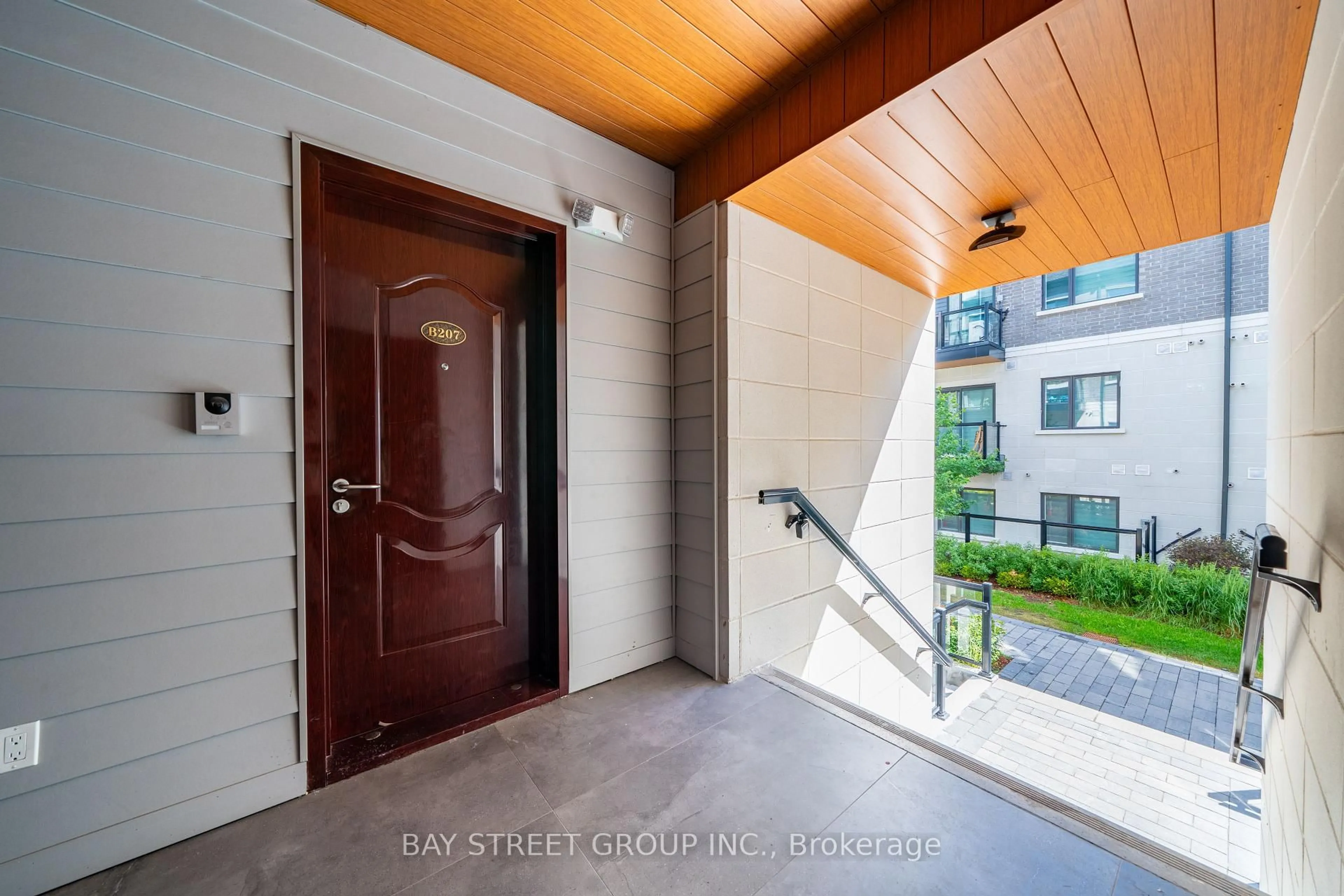 Indoor entryway for 50 Morecambe Gate #B207, Toronto Ontario M1W 0A9