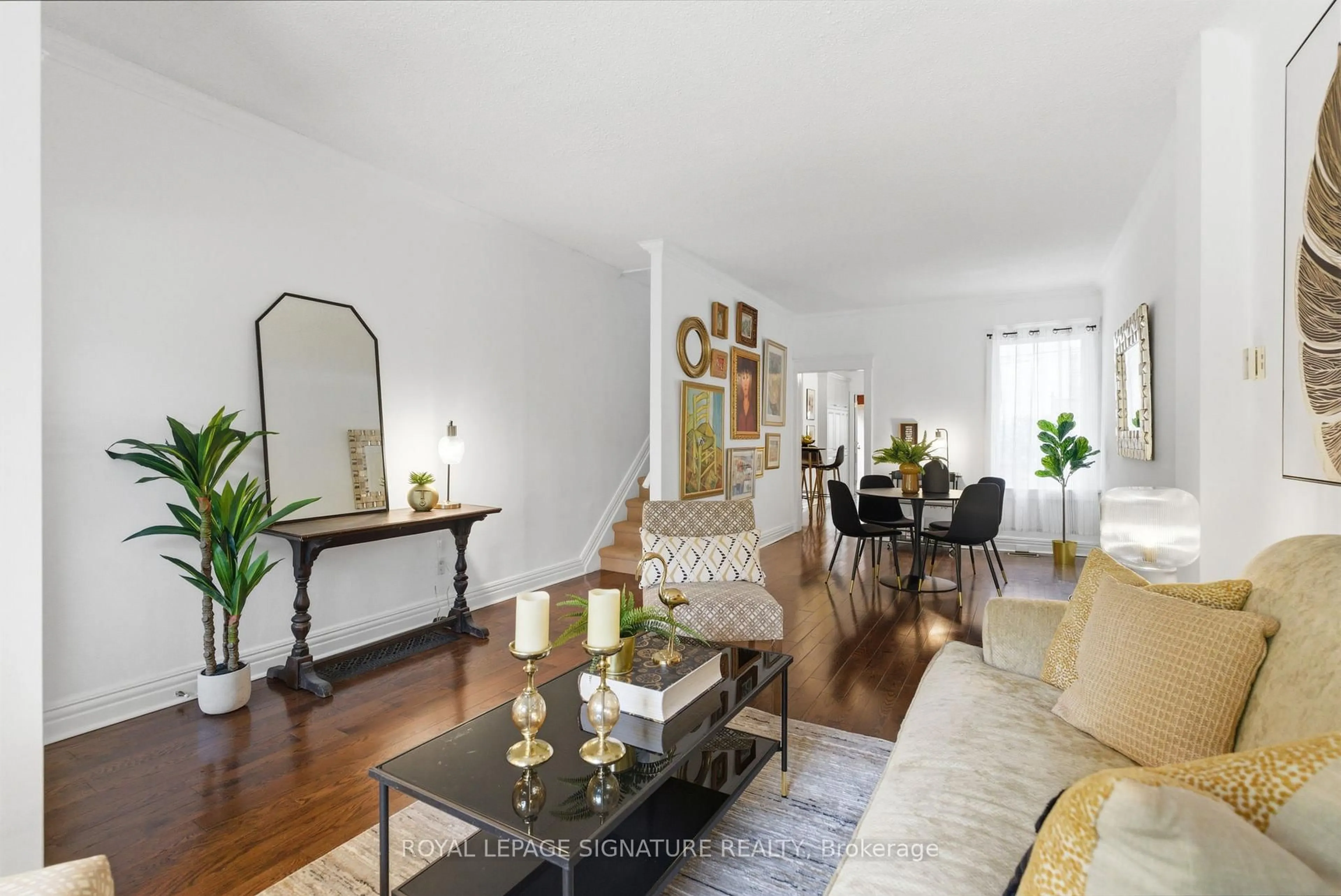 Living room with furniture, unknown for 8 Baltic Ave, Toronto Ontario M4J 1S2