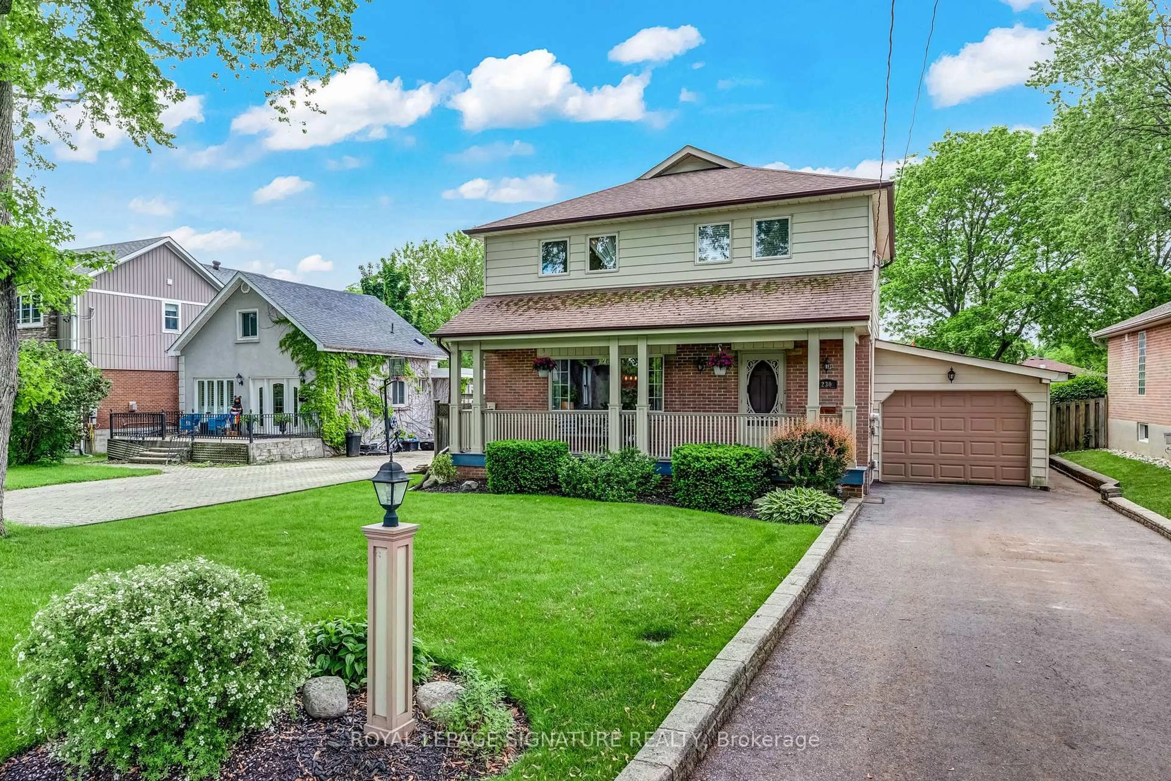 Home with brick exterior material, street for 230 Rouge Hills Dr, Toronto Ontario M1C 2Z1