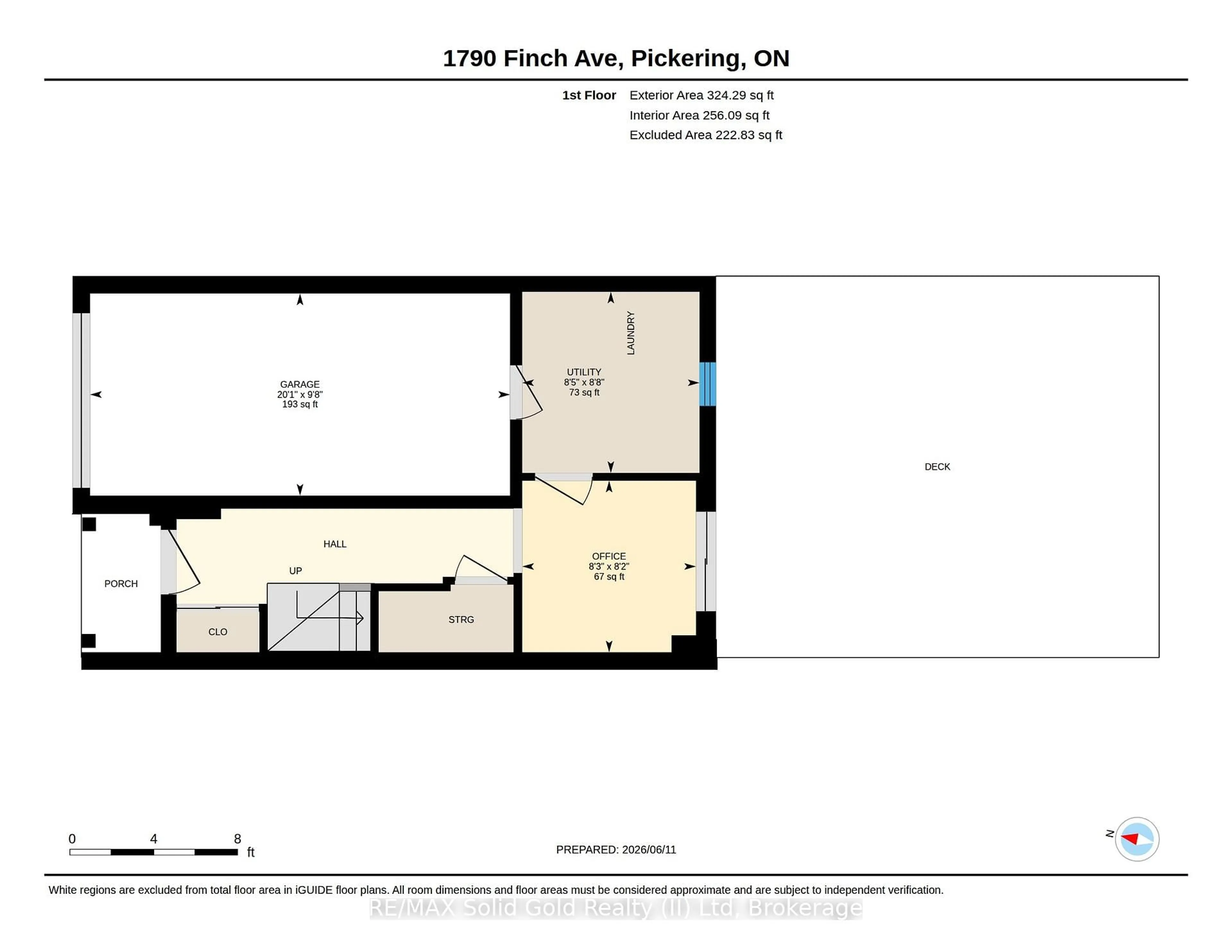 Floor plan for 1790 Finch Ave #35, Pickering Ontario L1V 0A1