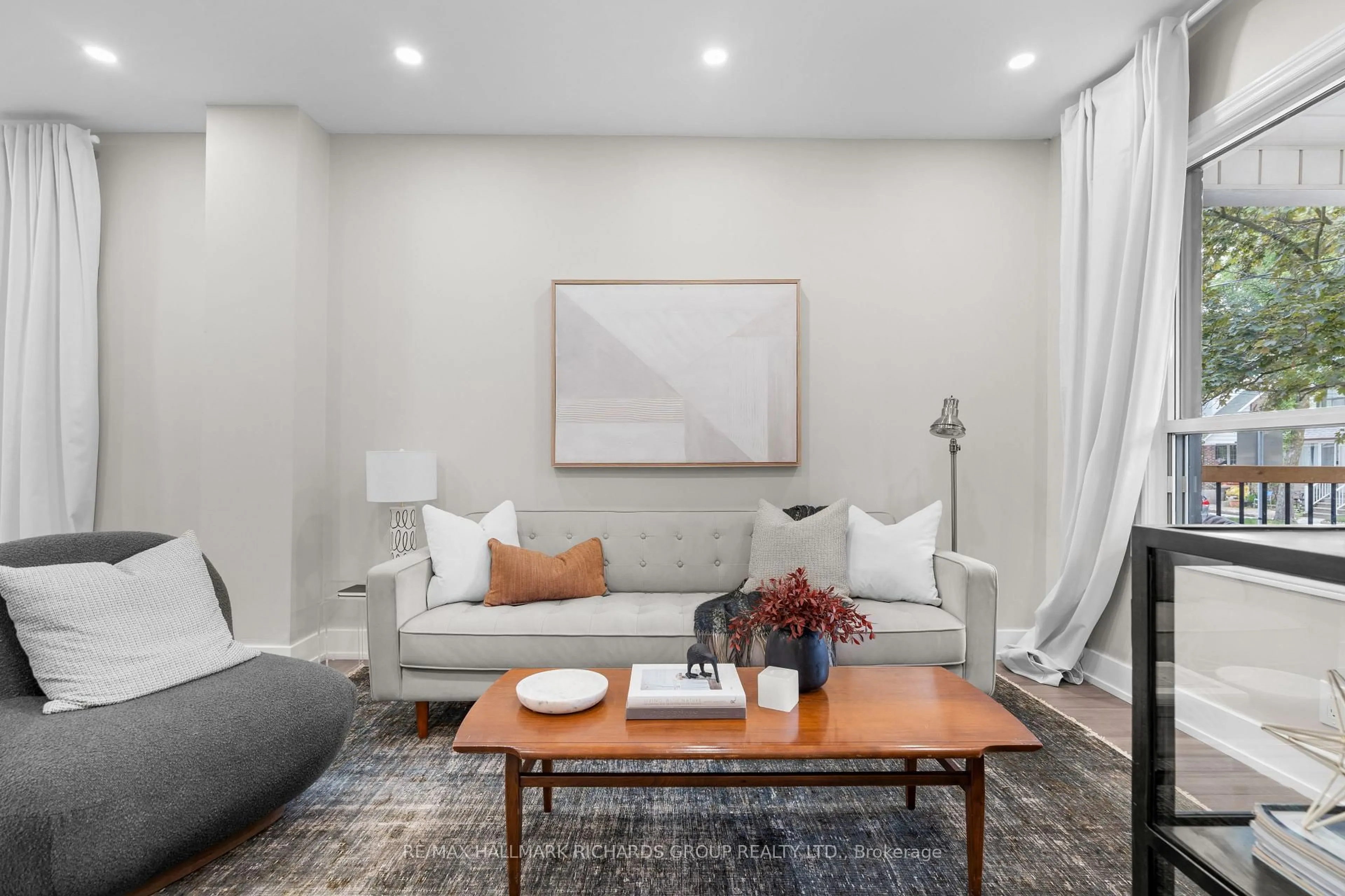 Living room with furniture, unknown for 898 Greenwood Ave, Toronto Ontario M4J 4B8