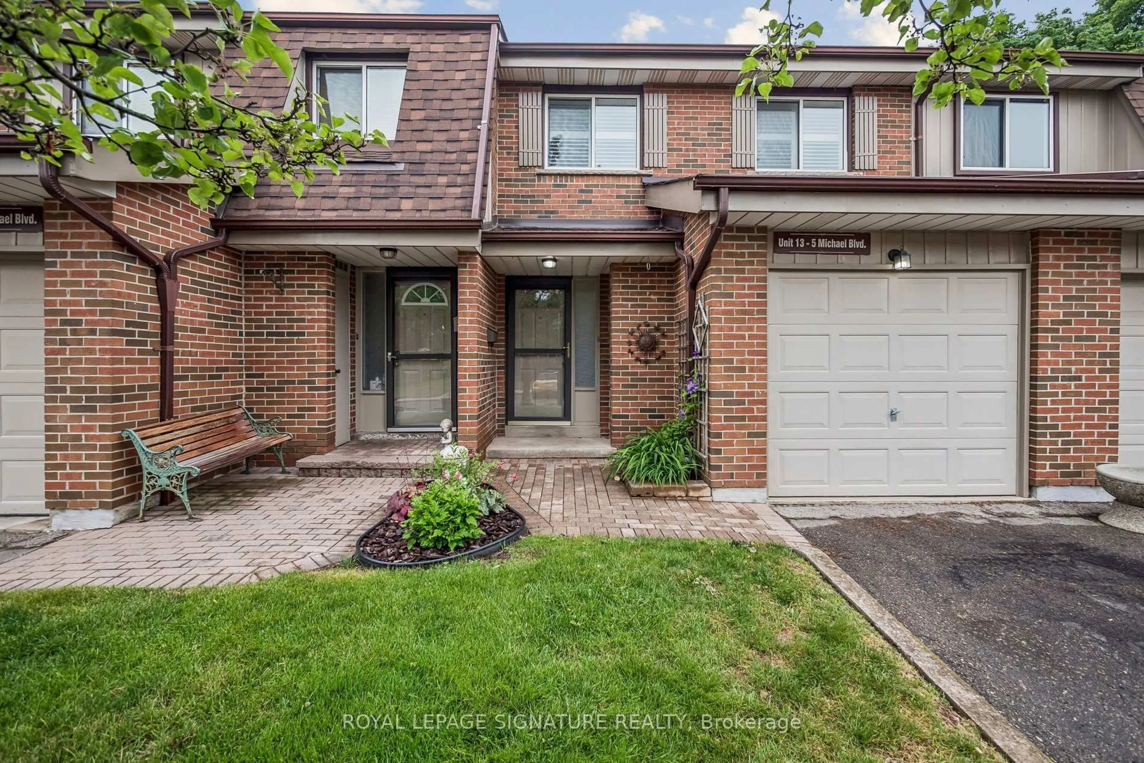 Home with brick exterior material, street for 5 Michael Blvd #13, Whitby Ontario L1N 5P4
