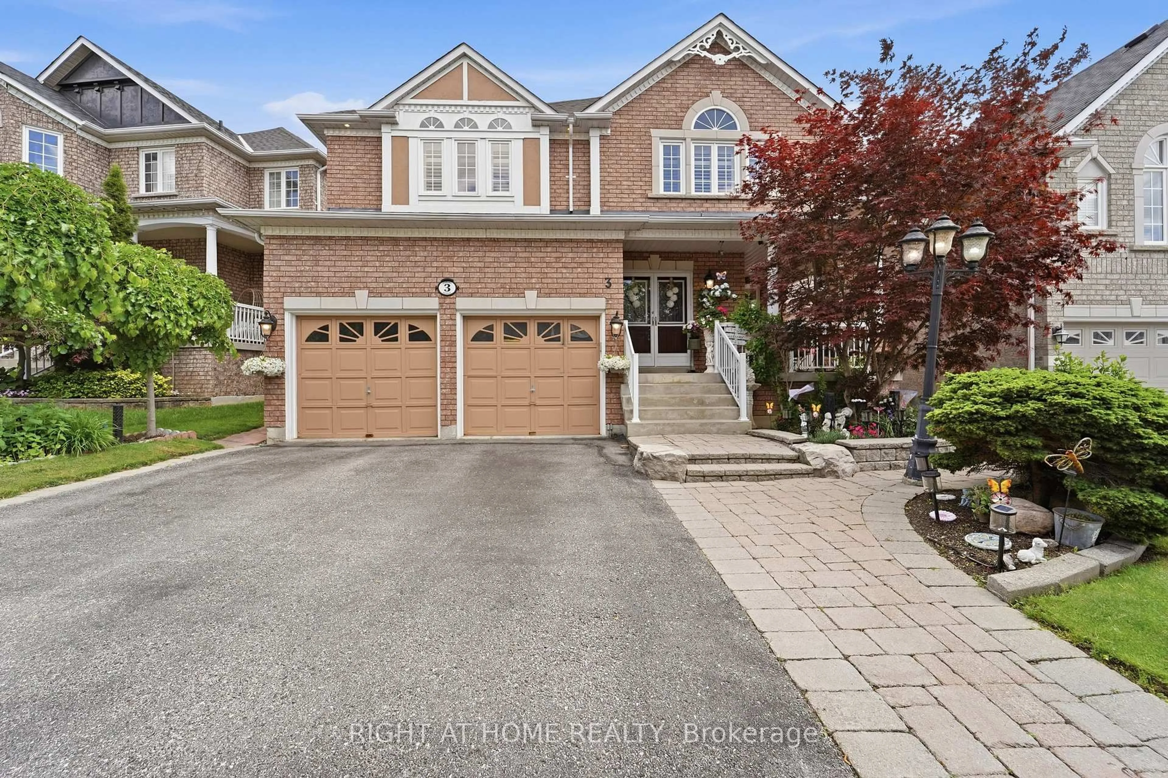 Home with brick exterior material, street for 3 Darley St, Ajax Ontario L1T 3X8