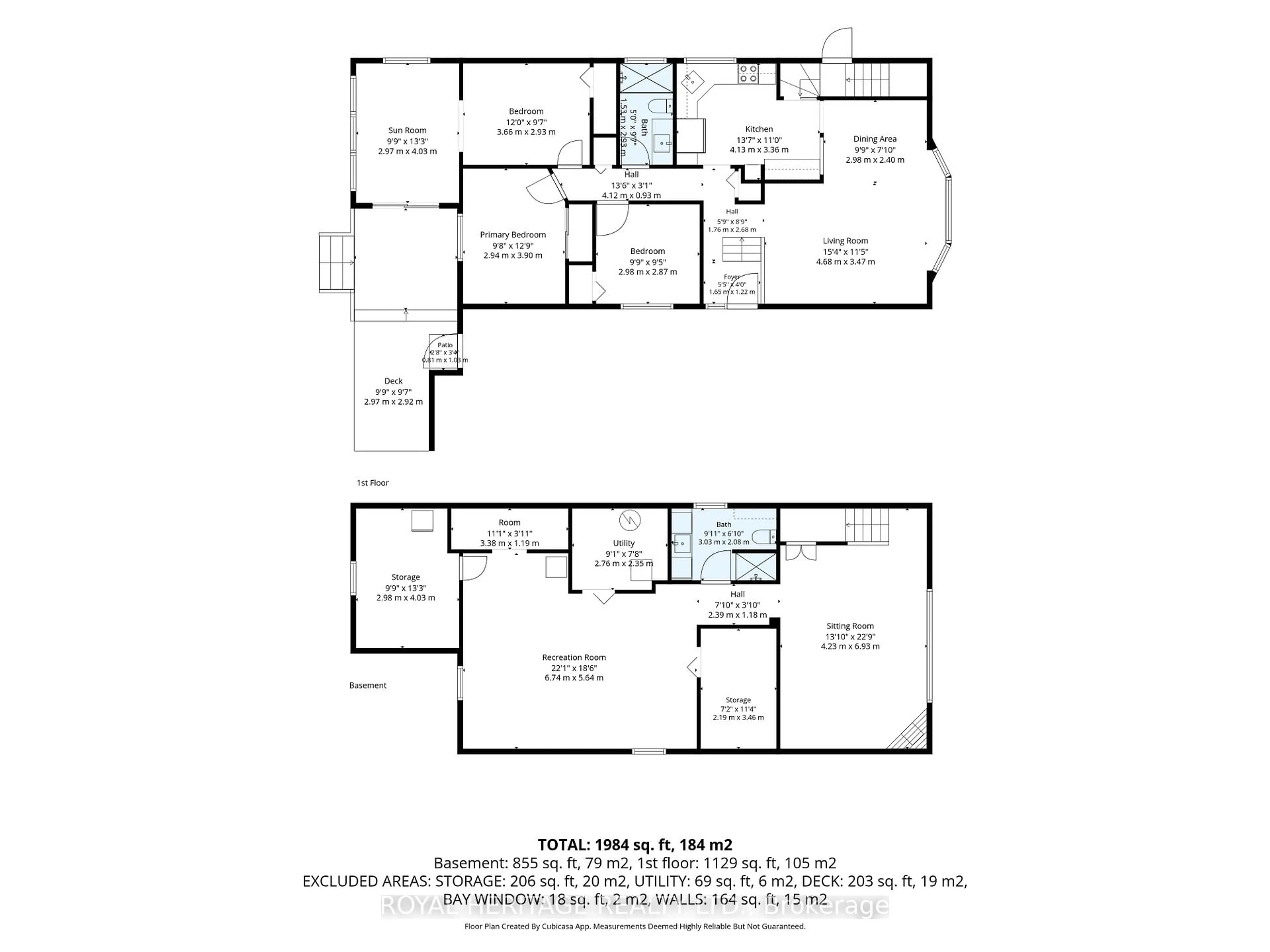 Floor plan for 15 Golfhaven Dr, Toronto Ontario M1G 2C8