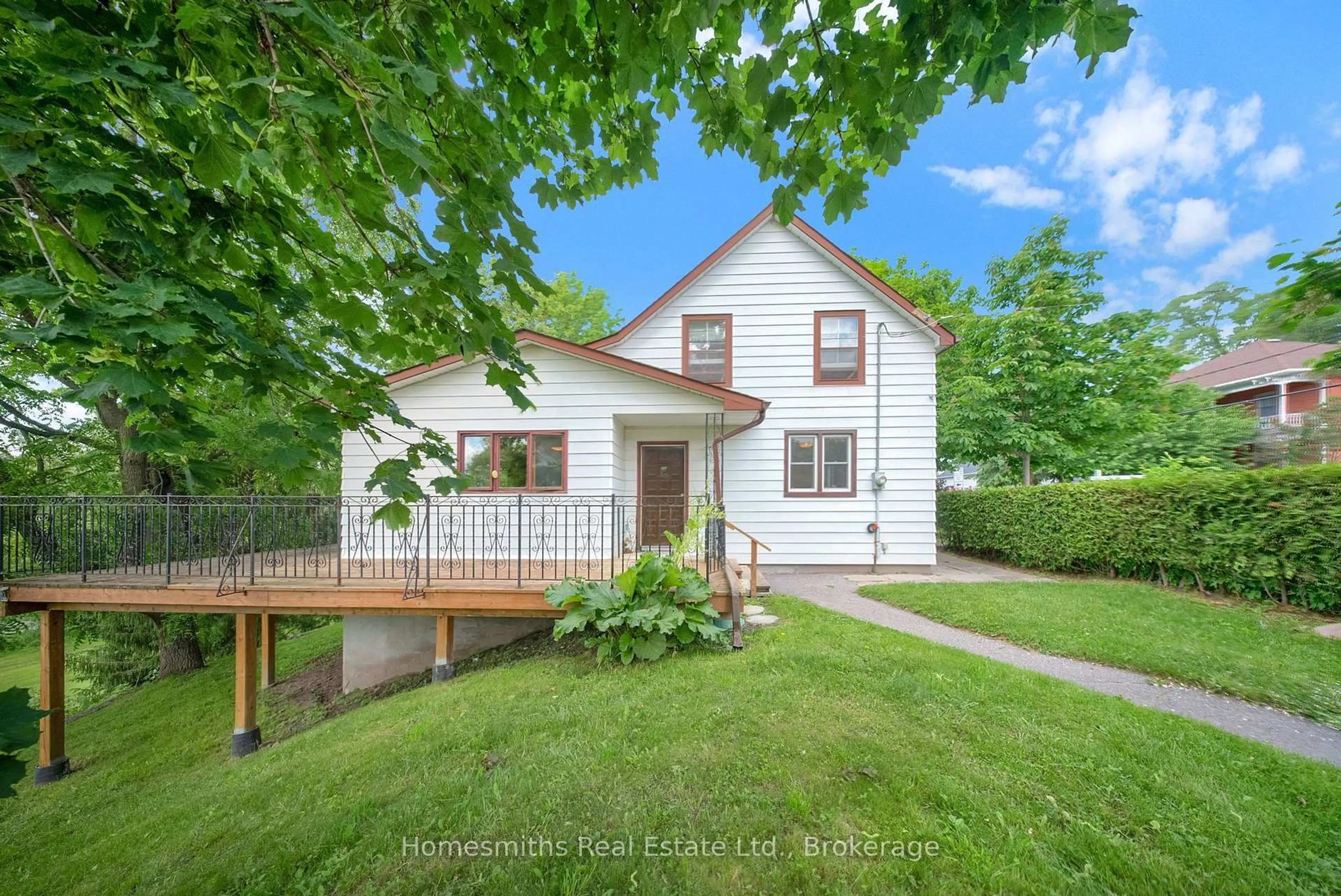 A pic from outside/outdoor area/front of a property/back of a property/a pic from drone, street for 5150 Main St, Clarington Ontario L0B 1M0