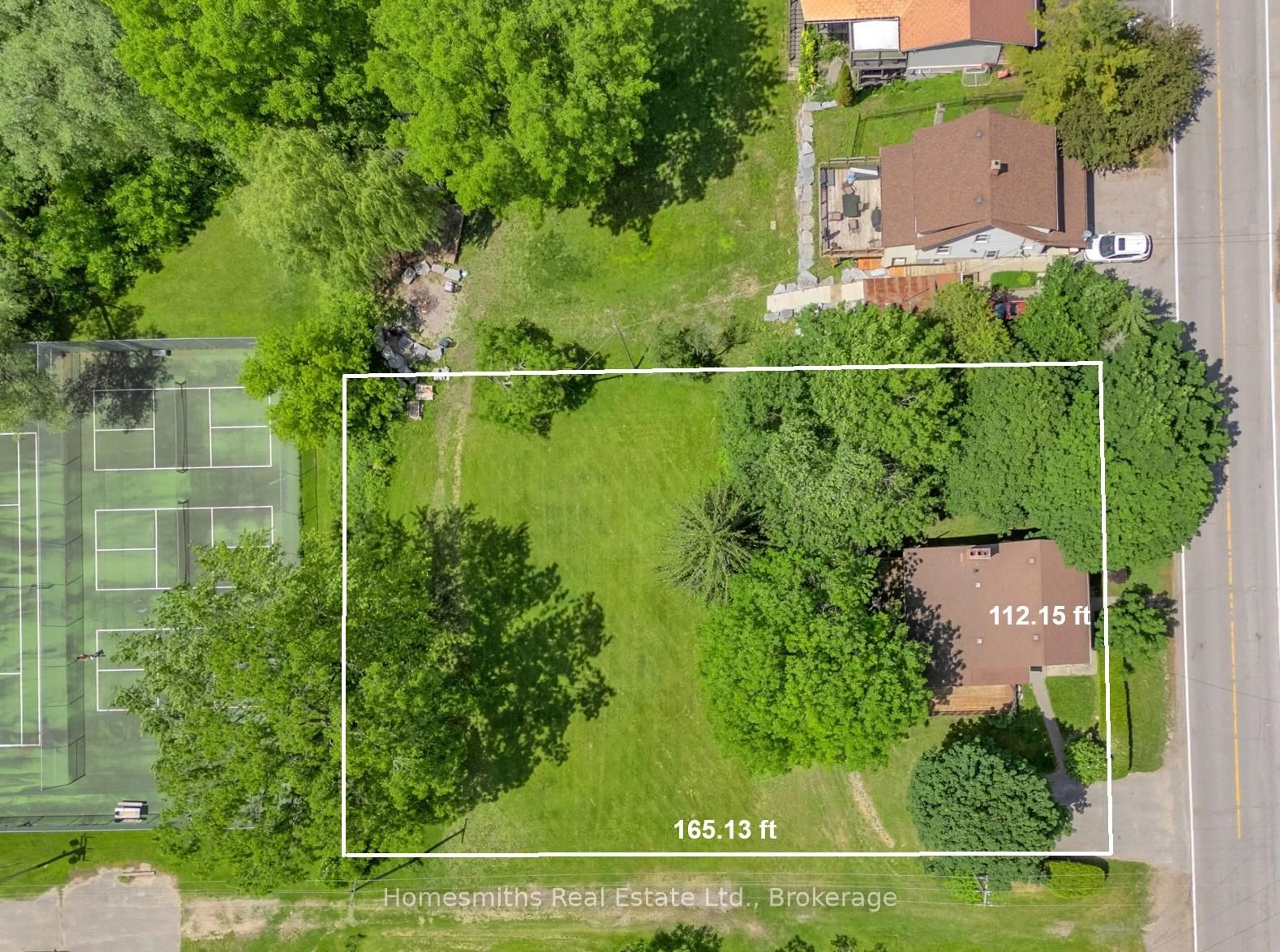 A pic from outside/outdoor area/front of a property/back of a property/a pic from drone, street for 5150 Main St, Clarington Ontario L0B 1M0