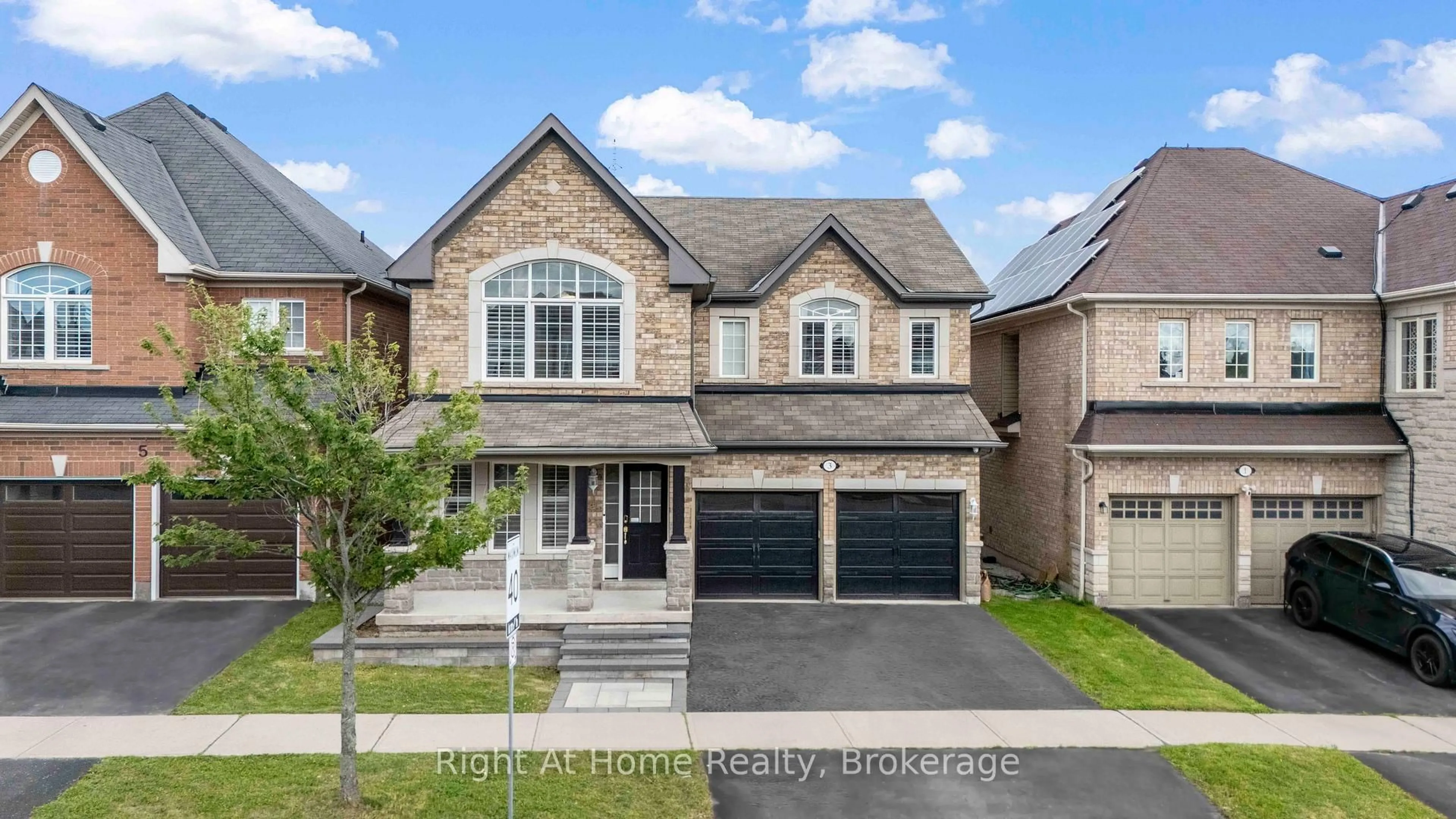 Home with brick exterior material, street for 3 Gillett Dr, Ajax Ontario L1Z 0K1