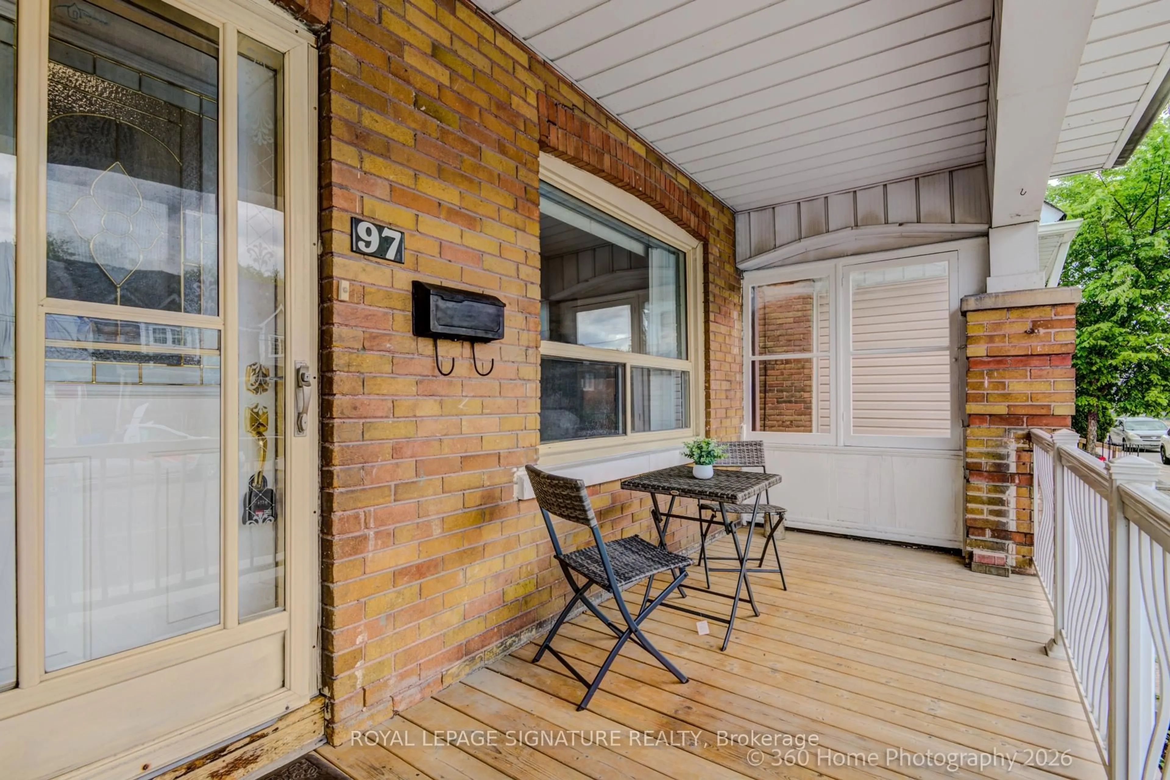 Patio, street for 97 Donlands Ave, Toronto Ontario M4J 3N9