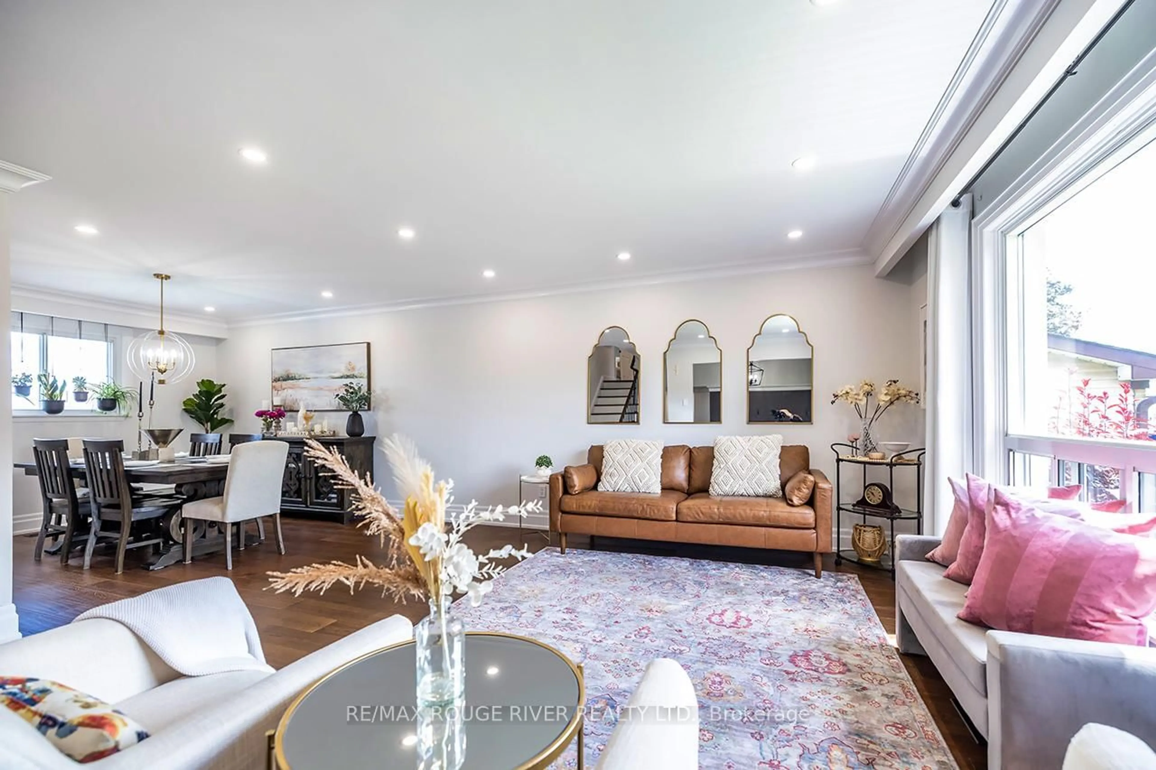 Living room with furniture, unknown for 108 Roser Cres, Clarington Ontario L1C 3N9