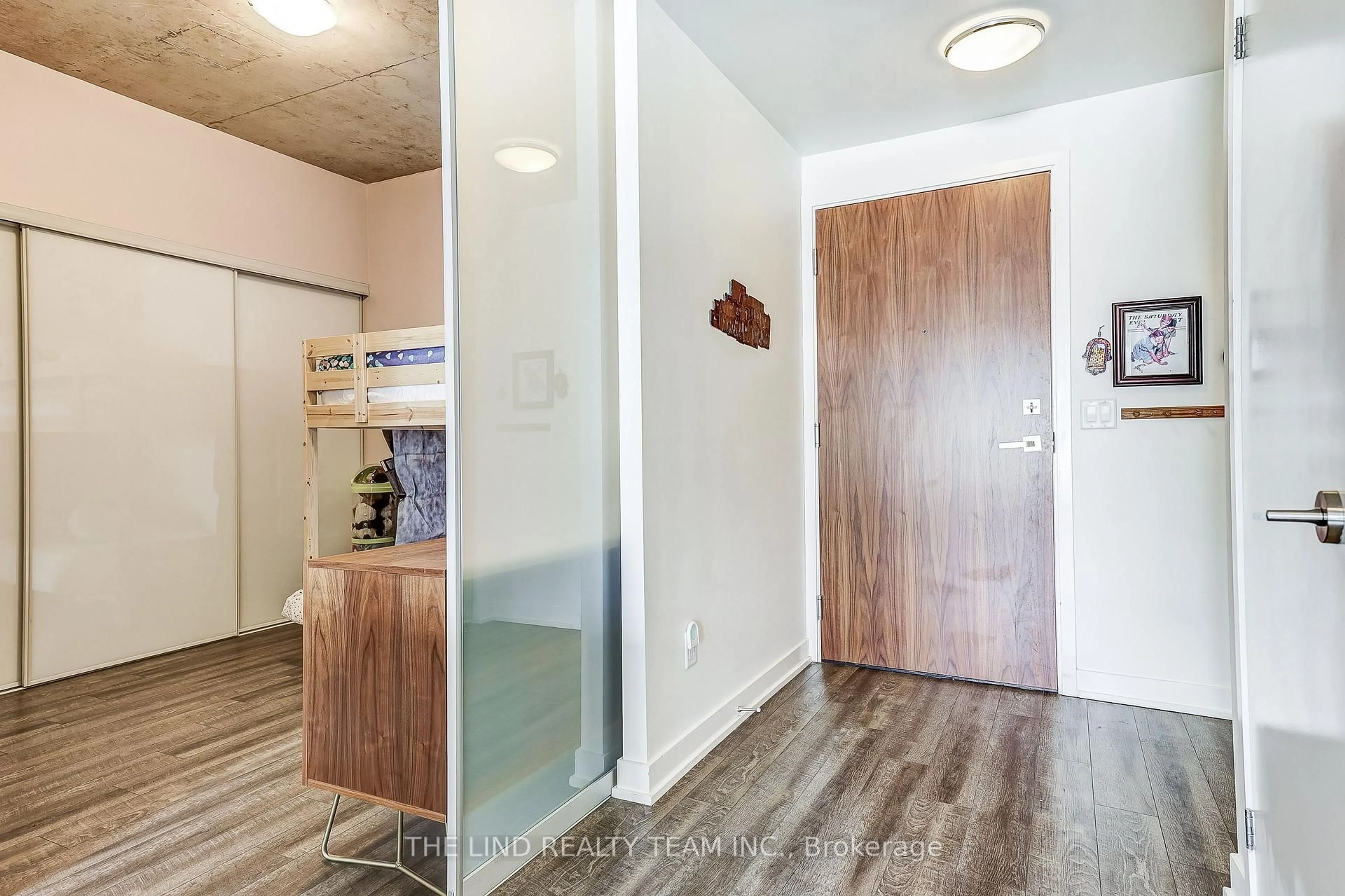 Indoor entryway for 30 Baseball Pl #622, Toronto Ontario M4M 0E8