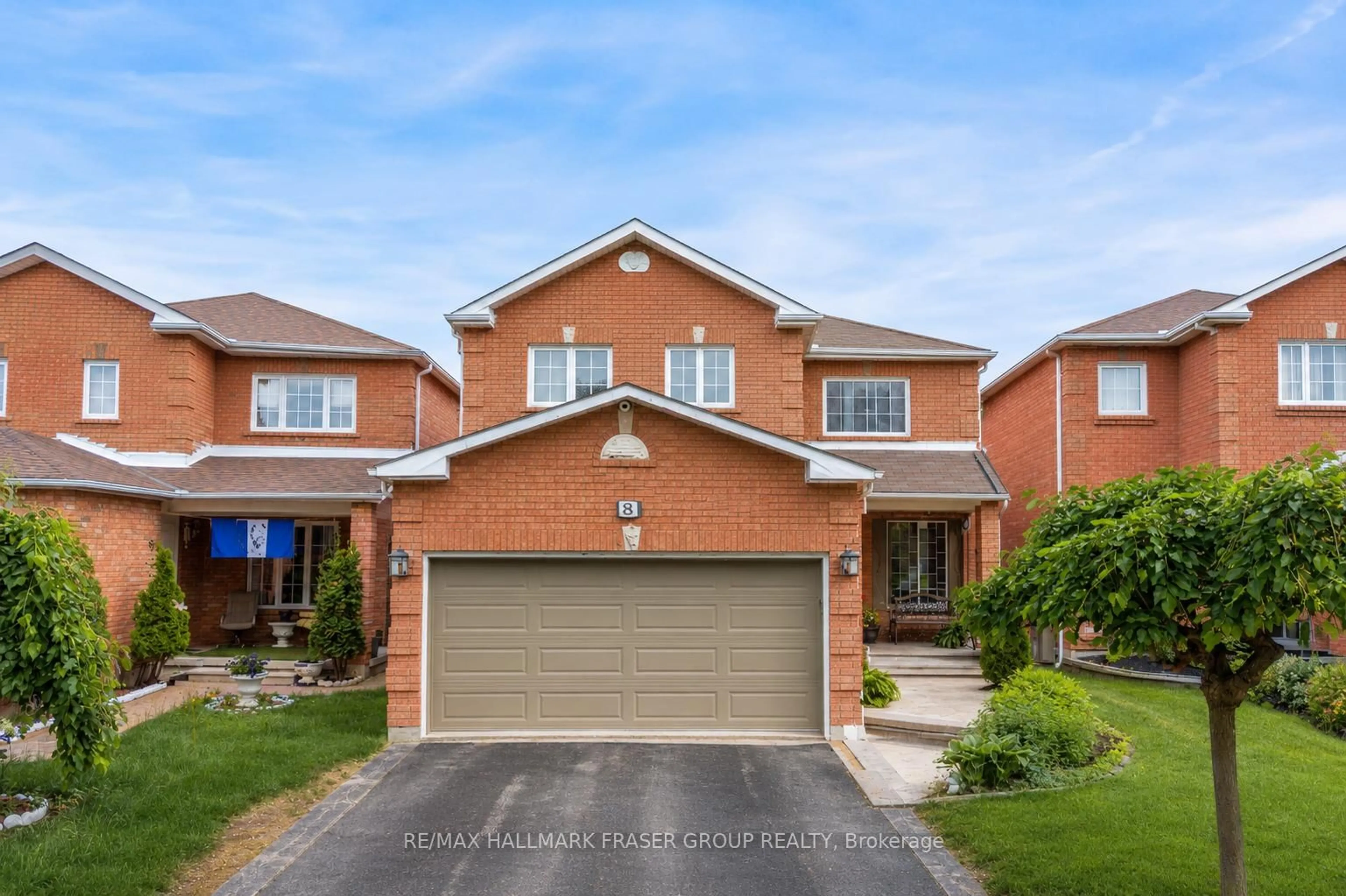 Home with brick exterior material, street for 8 Iles St, Ajax Ontario L1T 3V7