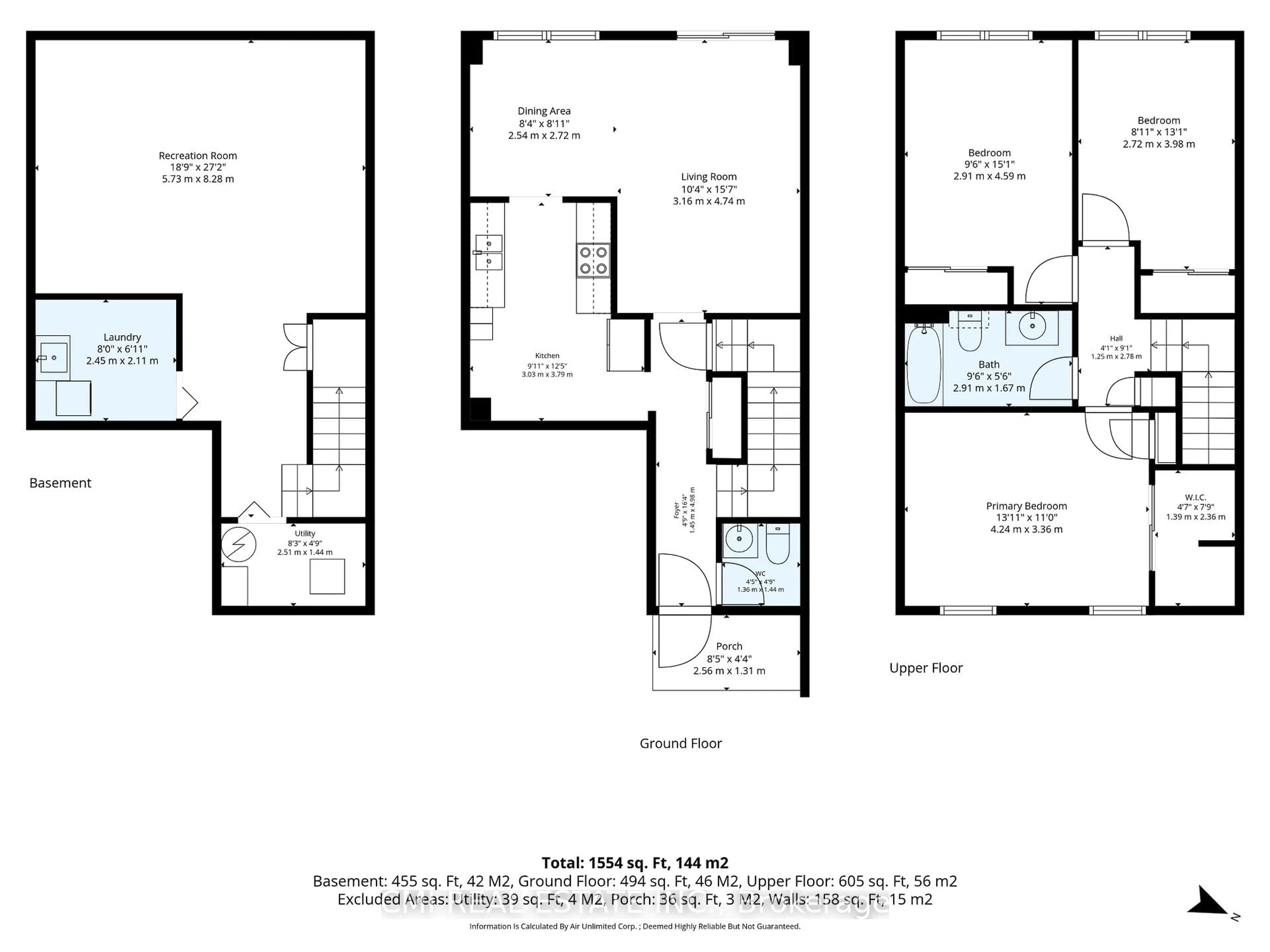 Floor plan for 80 Dundalk Dr #44, Toronto Ontario M1P 4T7