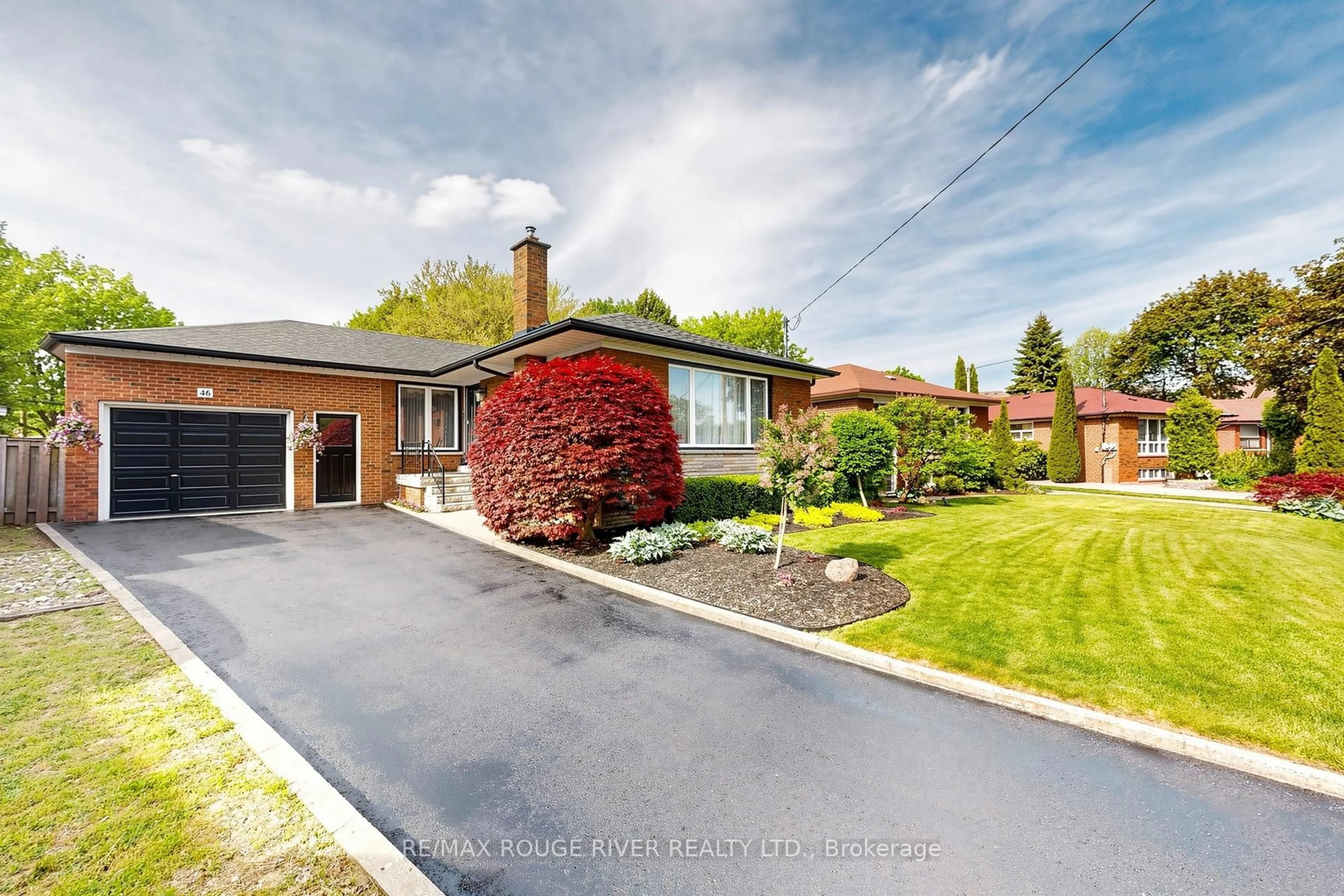 Home with brick exterior material, street for 46 Melchior Dr, Toronto Ontario M1E 3W5