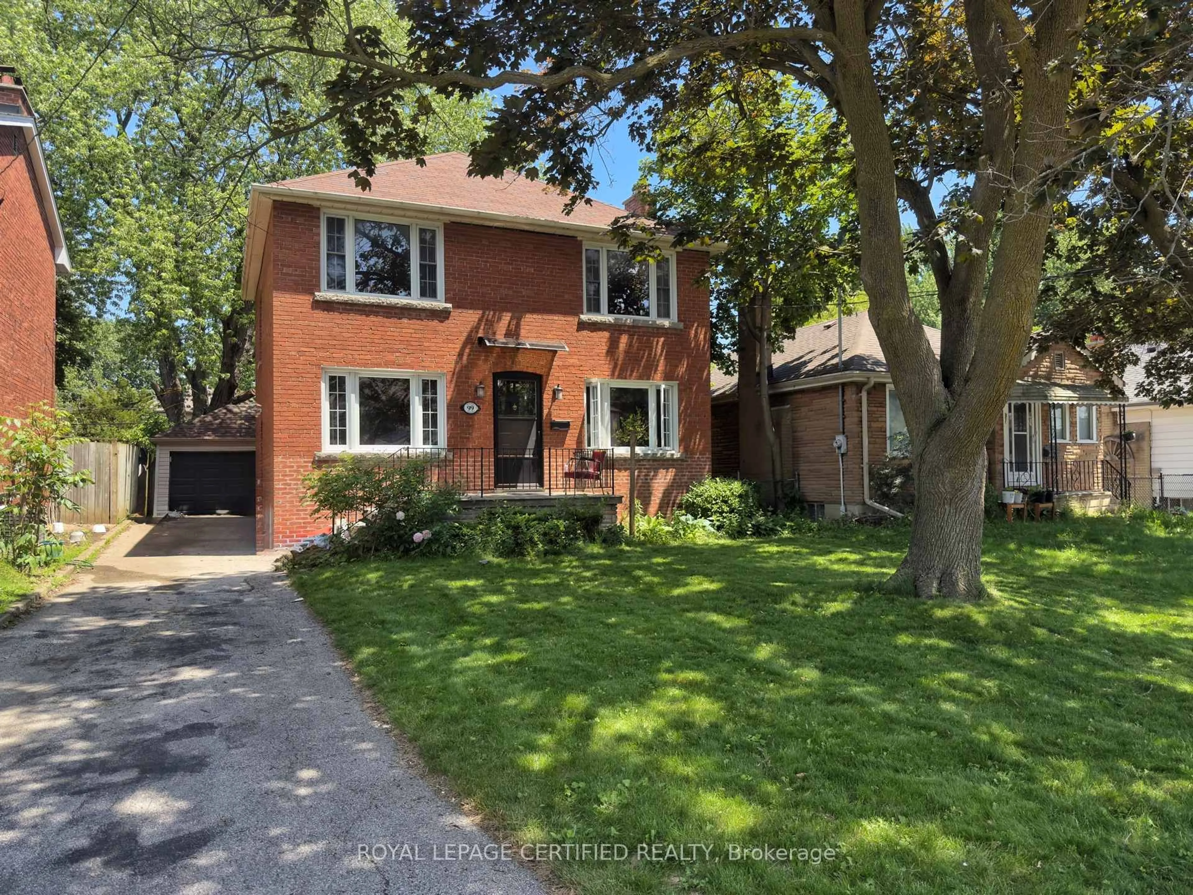 Home with brick exterior material, street for 99 Neilson Ave, Toronto Ontario M1M 2S6