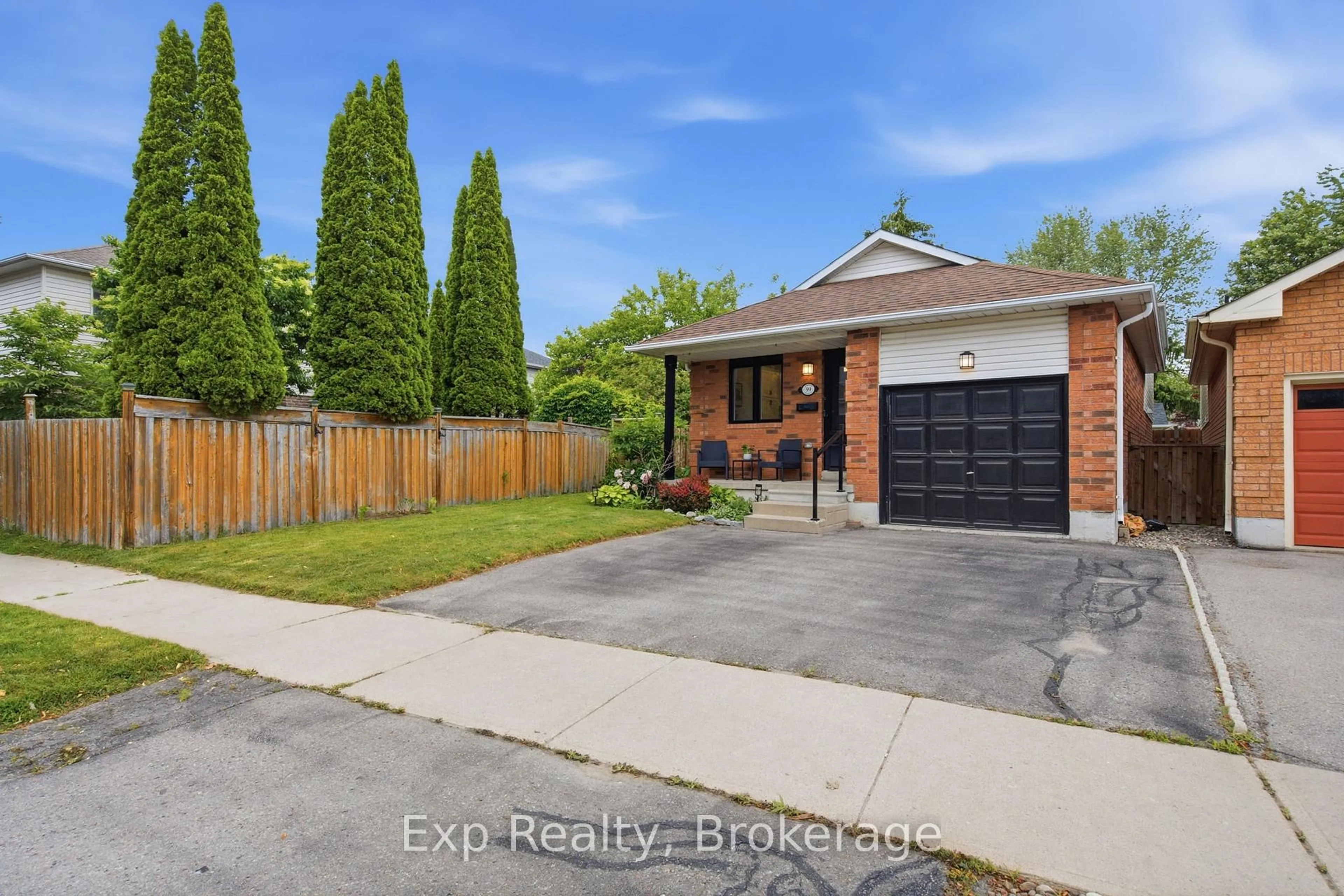 Home with brick exterior material, street for 99 Firwood Ave, Clarington Ontario L1E 3B3